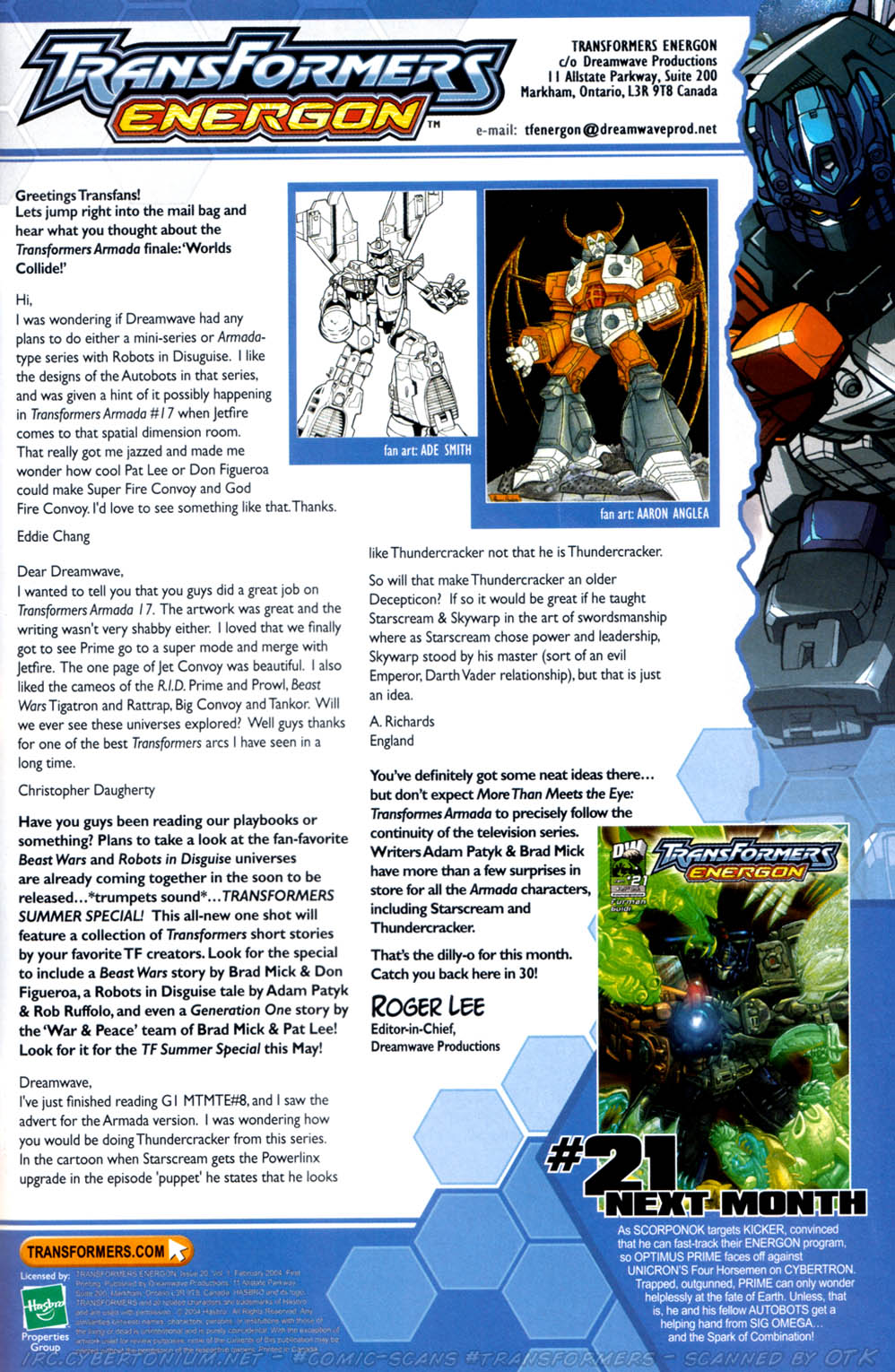 Read online Transformers Energon comic -  Issue #20 - 25