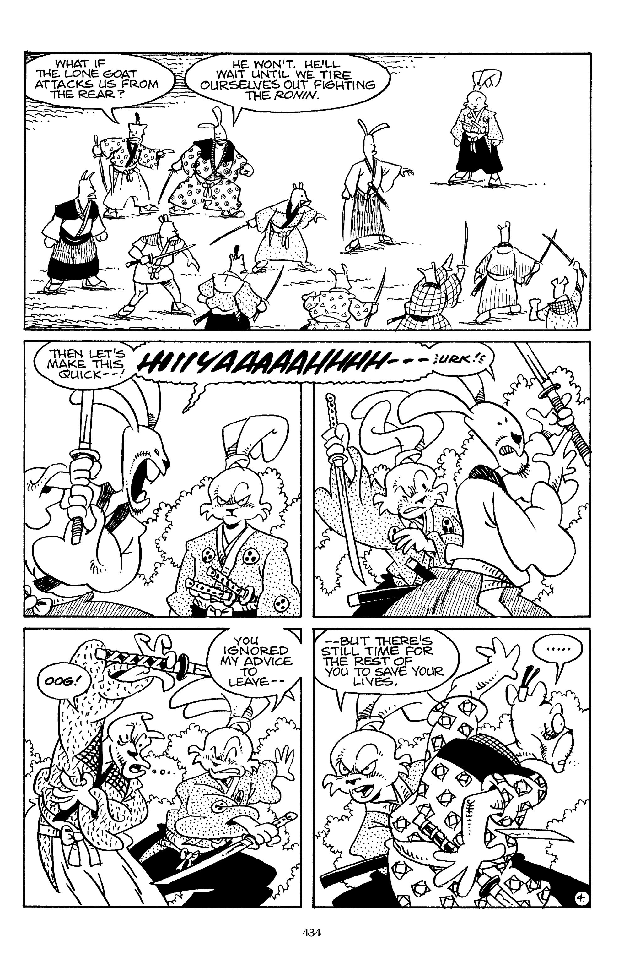 Read online The Usagi Yojimbo Saga comic -  Issue # TPB 4 - 430