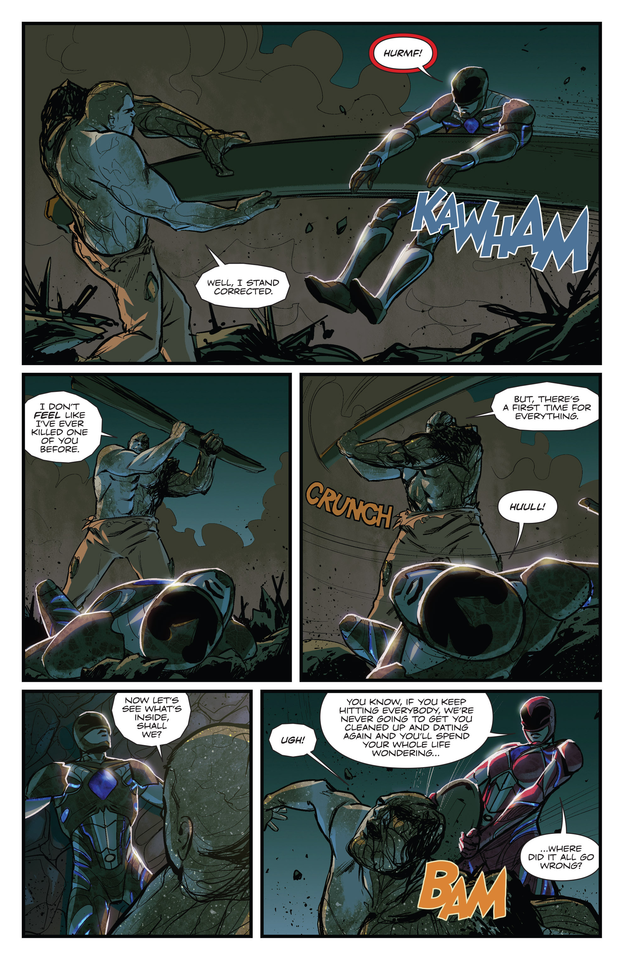 Read online Saban's Power Rangers: Aftershock comic -  Issue # Full - 32