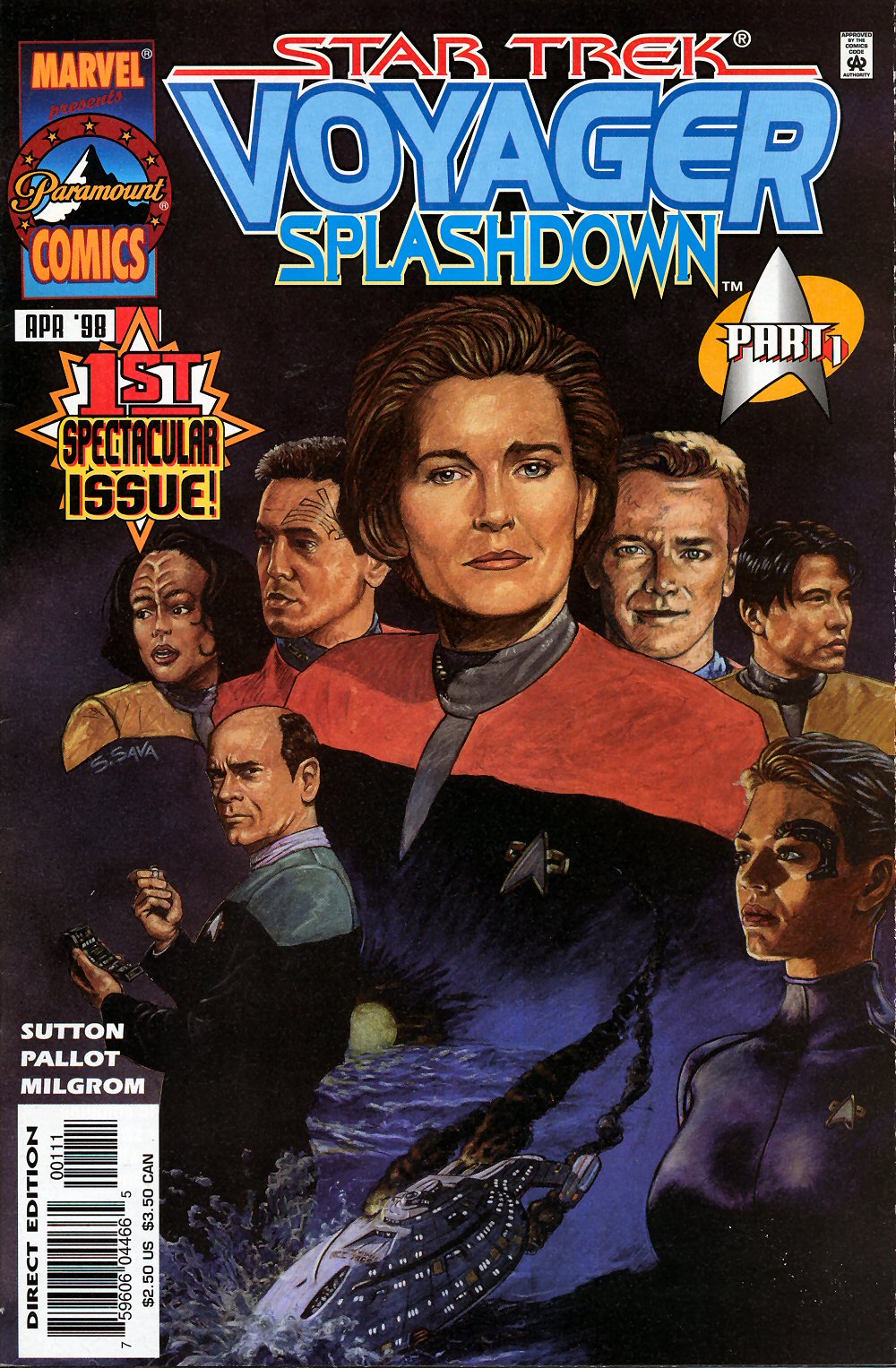 Read online Star Trek VoyagerSplashdown comic Issue 1
