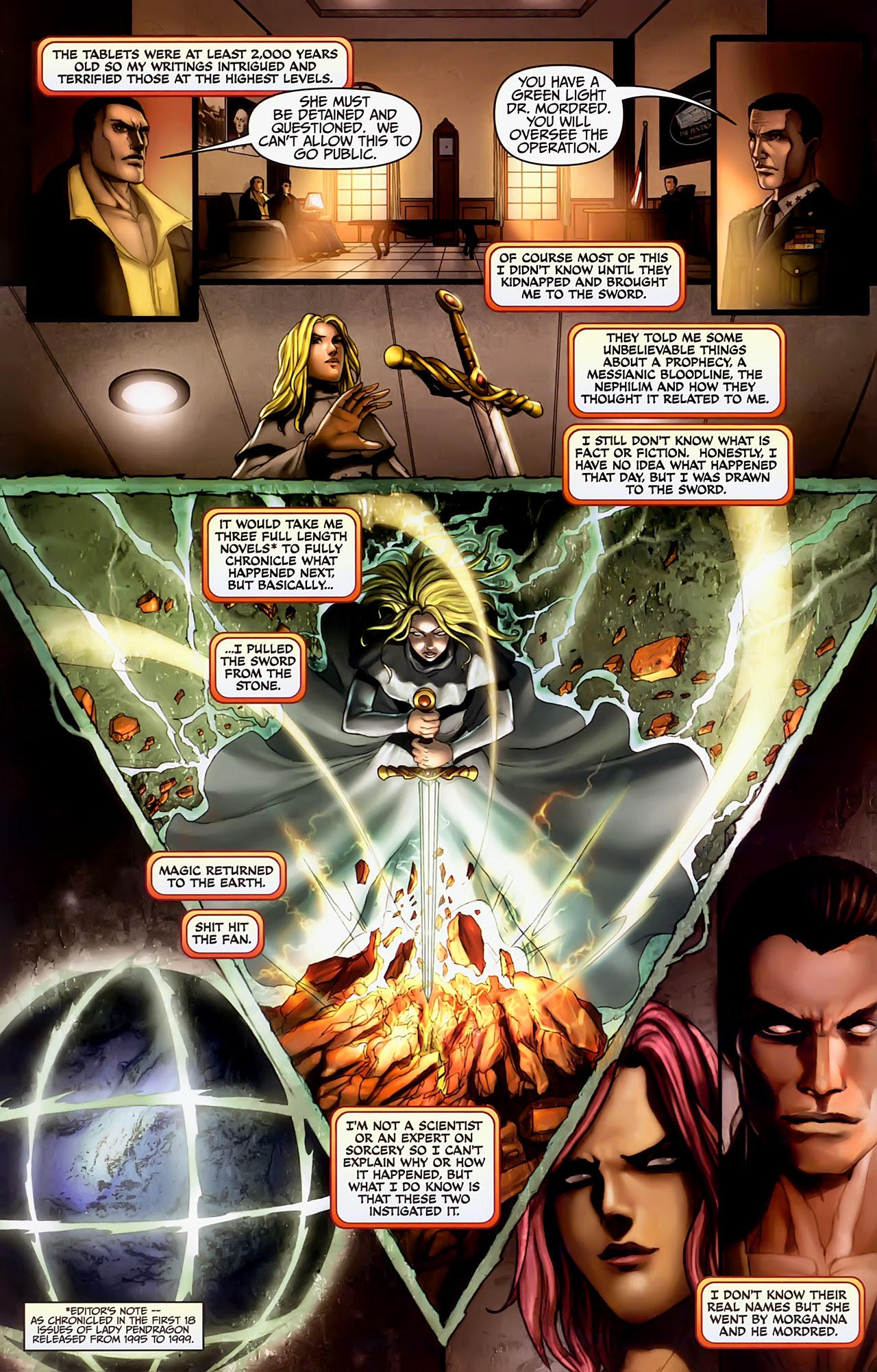 Read online Pilot Season 2008 comic -  Issue # Lady Pendragon - 4