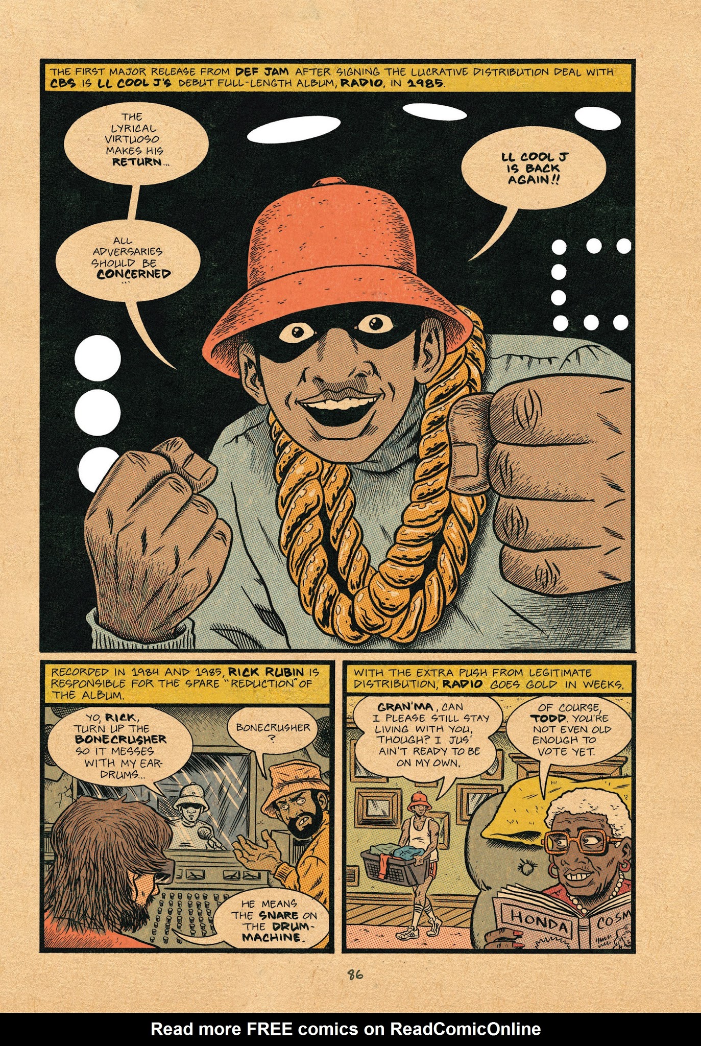 Read online Hip Hop Family Tree (2013) comic -  Issue # TPB 4 - 87
