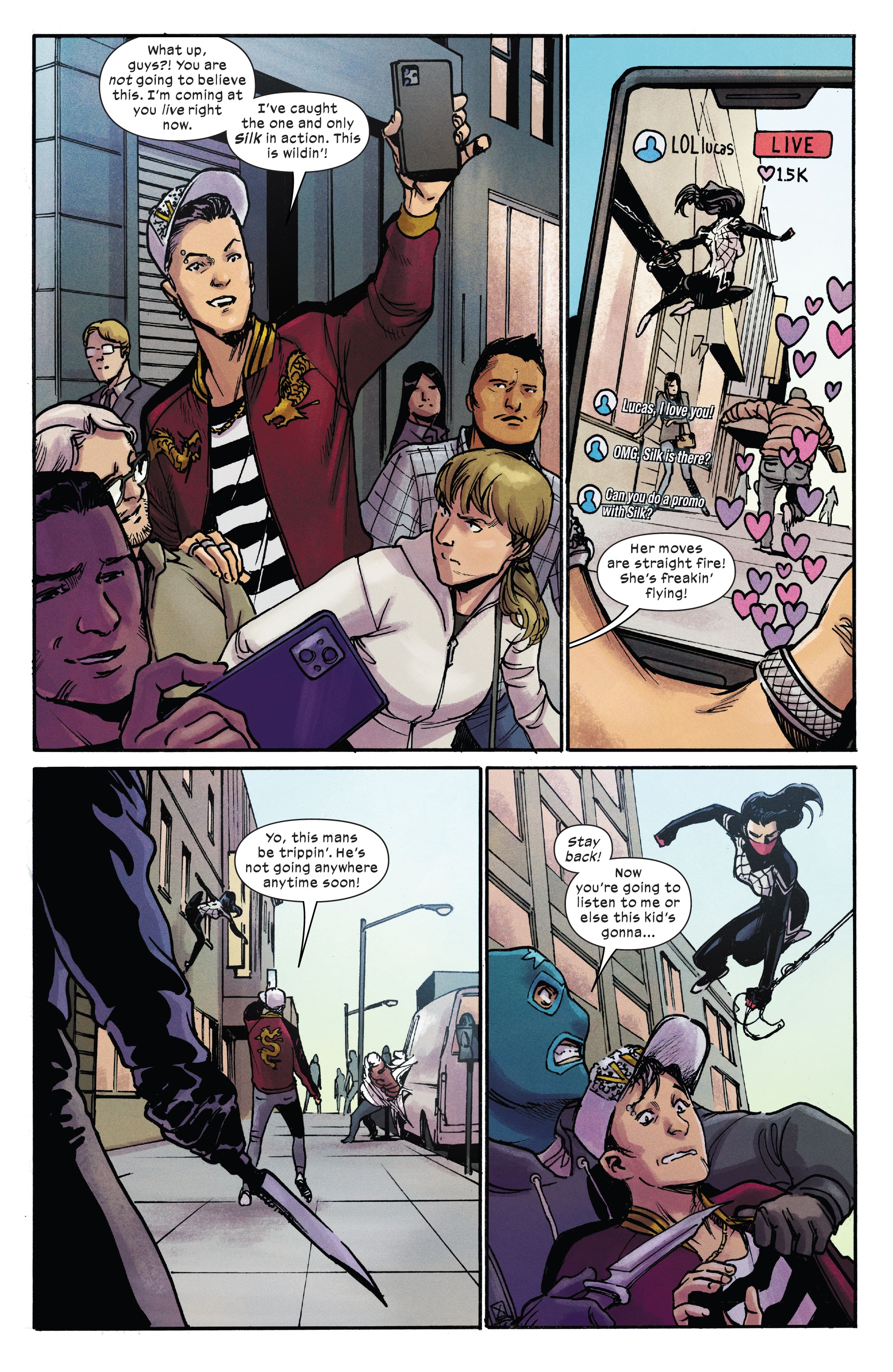 Read online Silk (2022) comic -  Issue #1 - 7