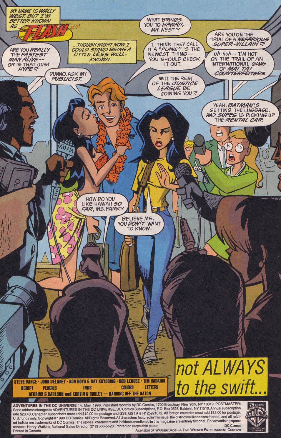 Read online Adventures in the DC Universe comic -  Issue #14 - 2