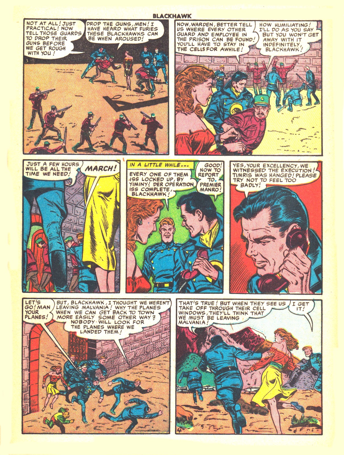 Read online Blackhawk (1957) comic -  Issue #44 - 45