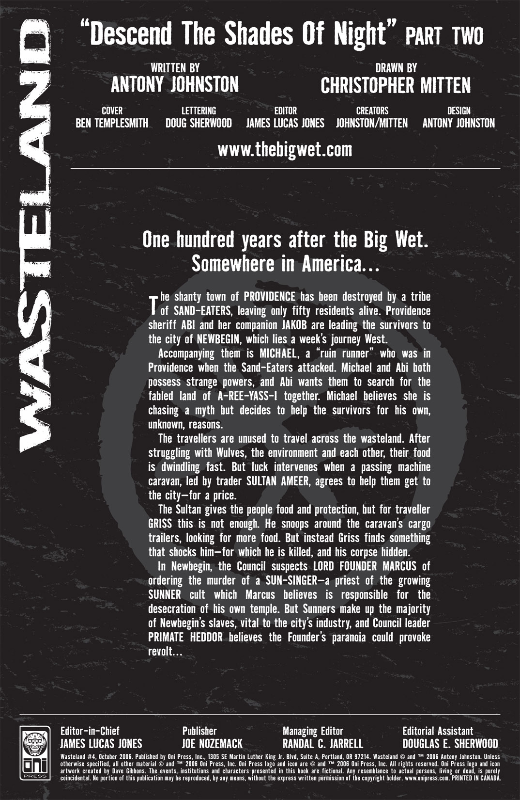 Read online Wasteland (2006) comic -  Issue #4 - 2