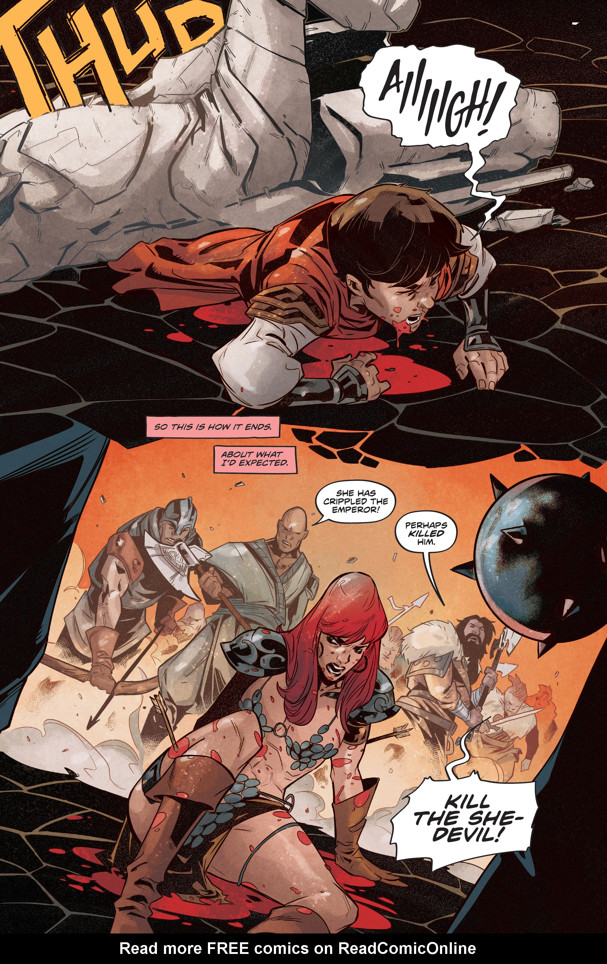 Read online Red Sonja (2019) comic -  Issue #23 - 24