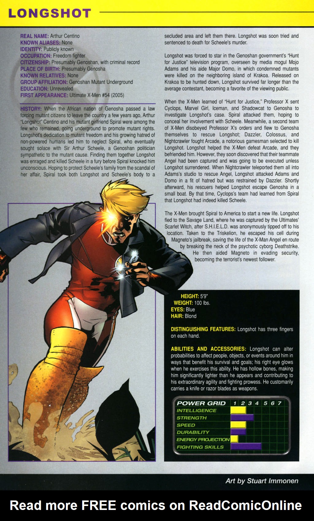 Read online Official Handbook of the Ultimate Marvel Universe: The Ultimates & X-Men 2005 comic -  Issue # Full - 28