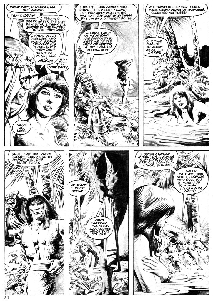Read online The Savage Sword Of Conan comic -  Issue #37 - 24