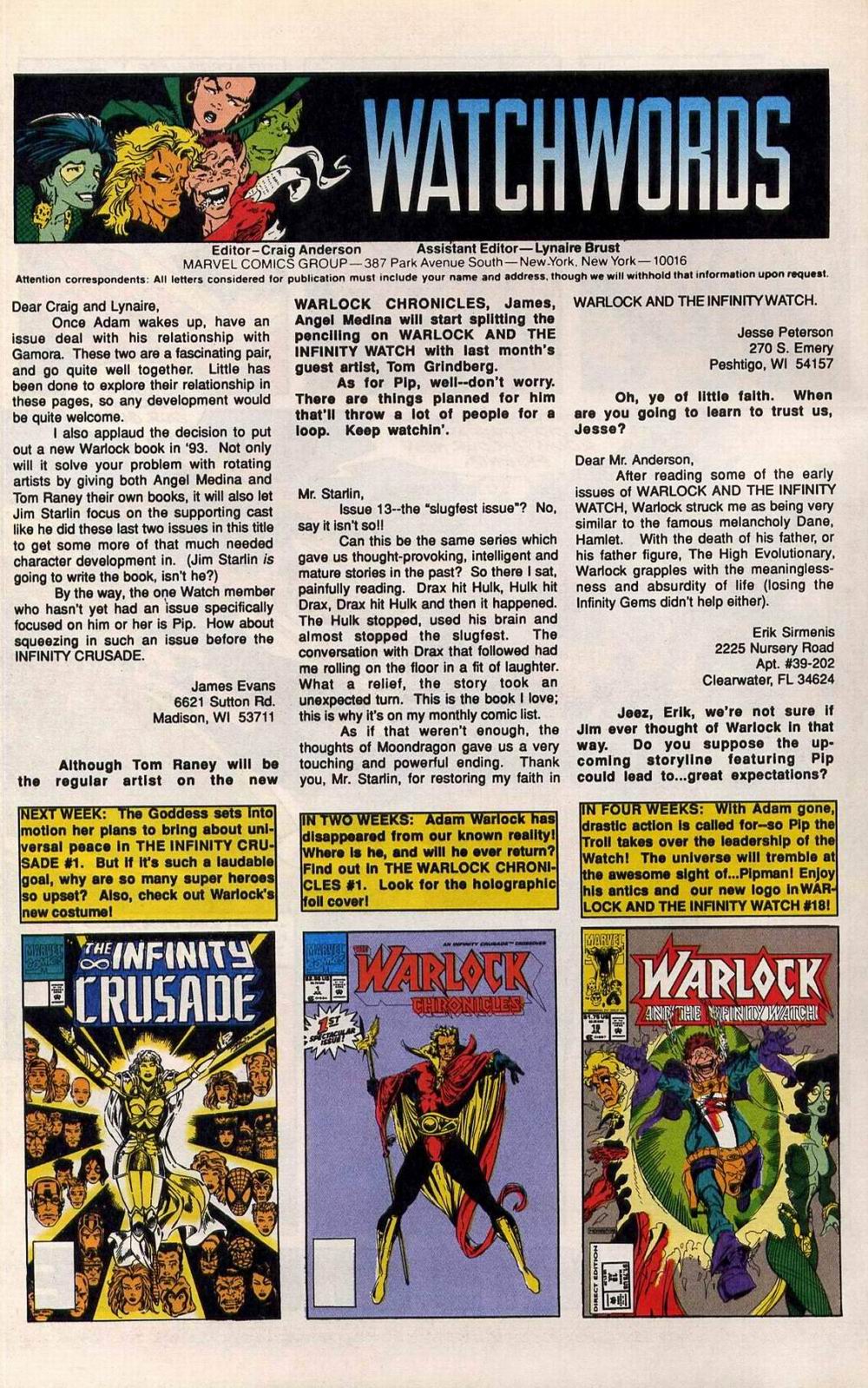 Read online Warlock and the Infinity Watch comic -  Issue #17 - 24