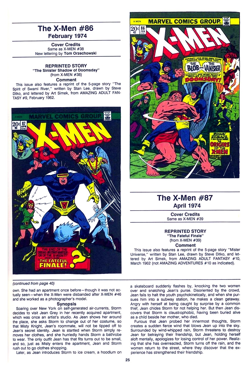 Read online The Official Marvel Index To The X-Men comic -  Issue #4 - 27