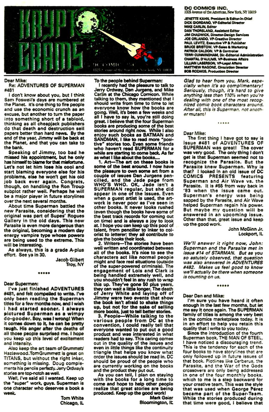 Read online Adventures of Superman (1987) comic -  Issue #485 - 24