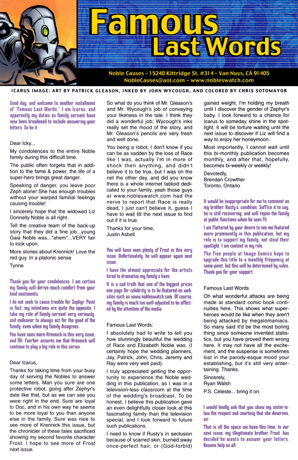 Read online Noble Causes (2002) comic -  Issue #2 - 19