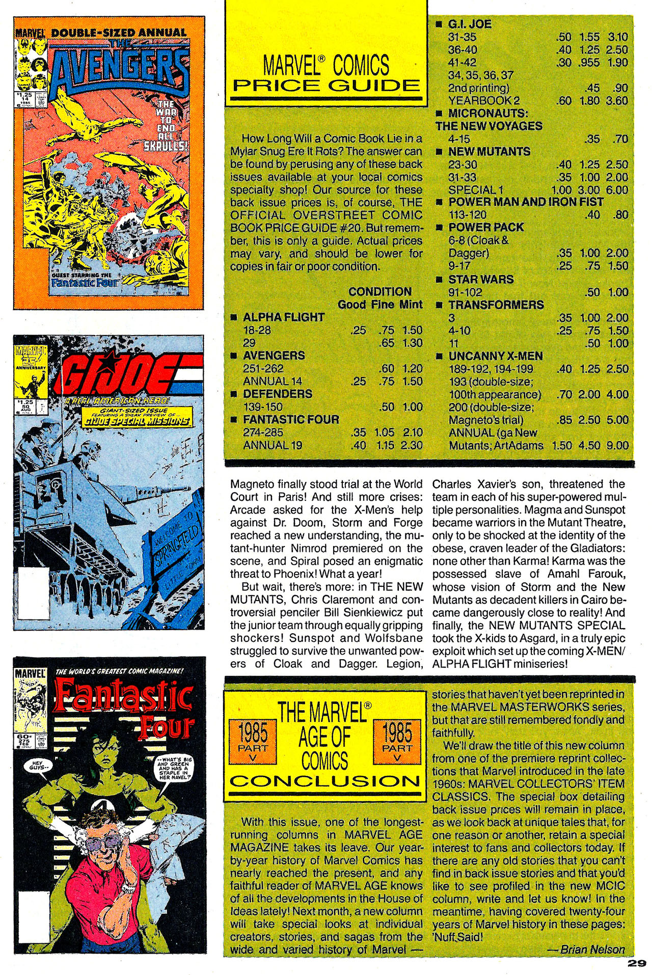 Read online Marvel Age comic -  Issue #110 - 30