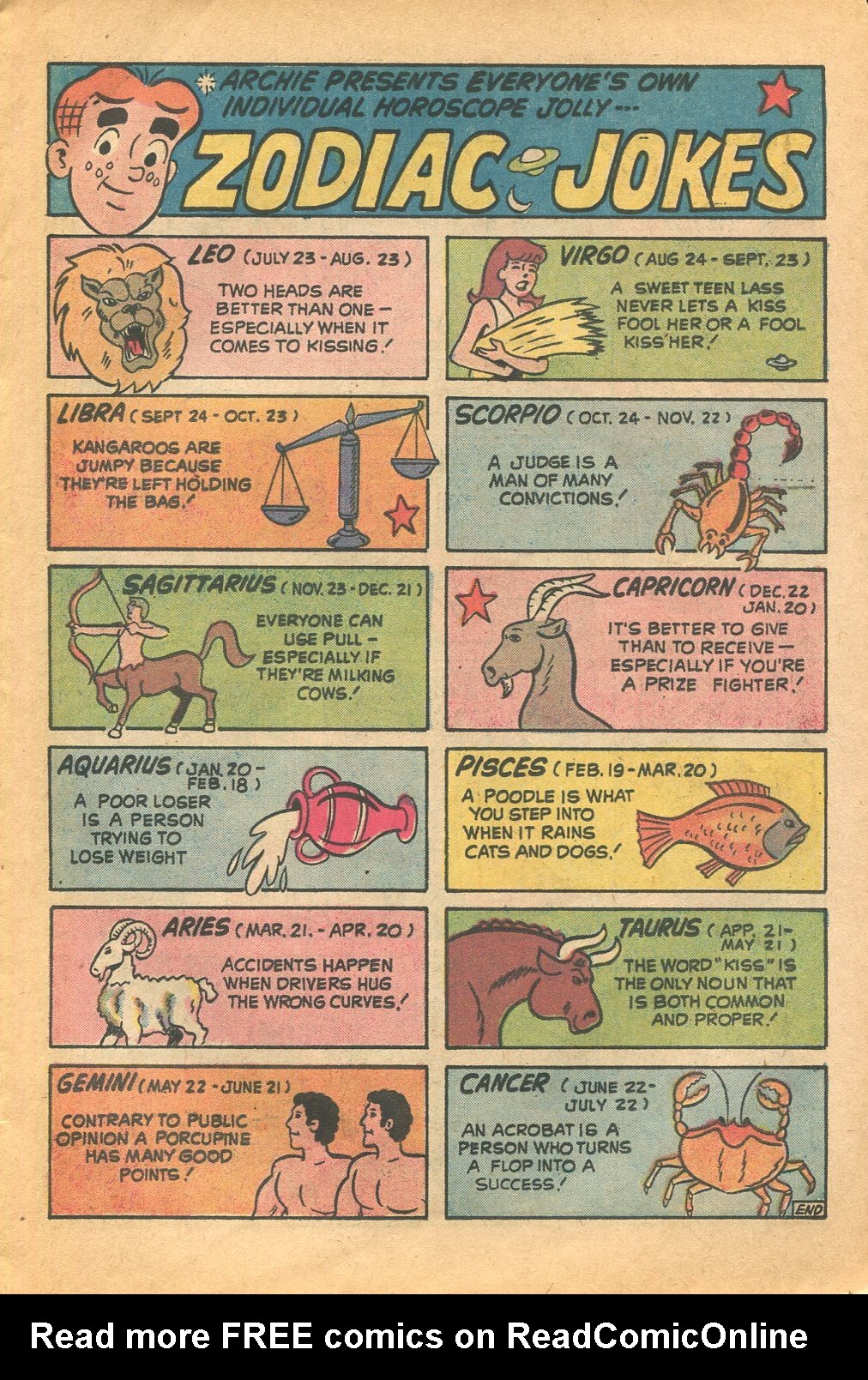 Read online Archie's Joke Book Magazine comic -  Issue #195 - 15