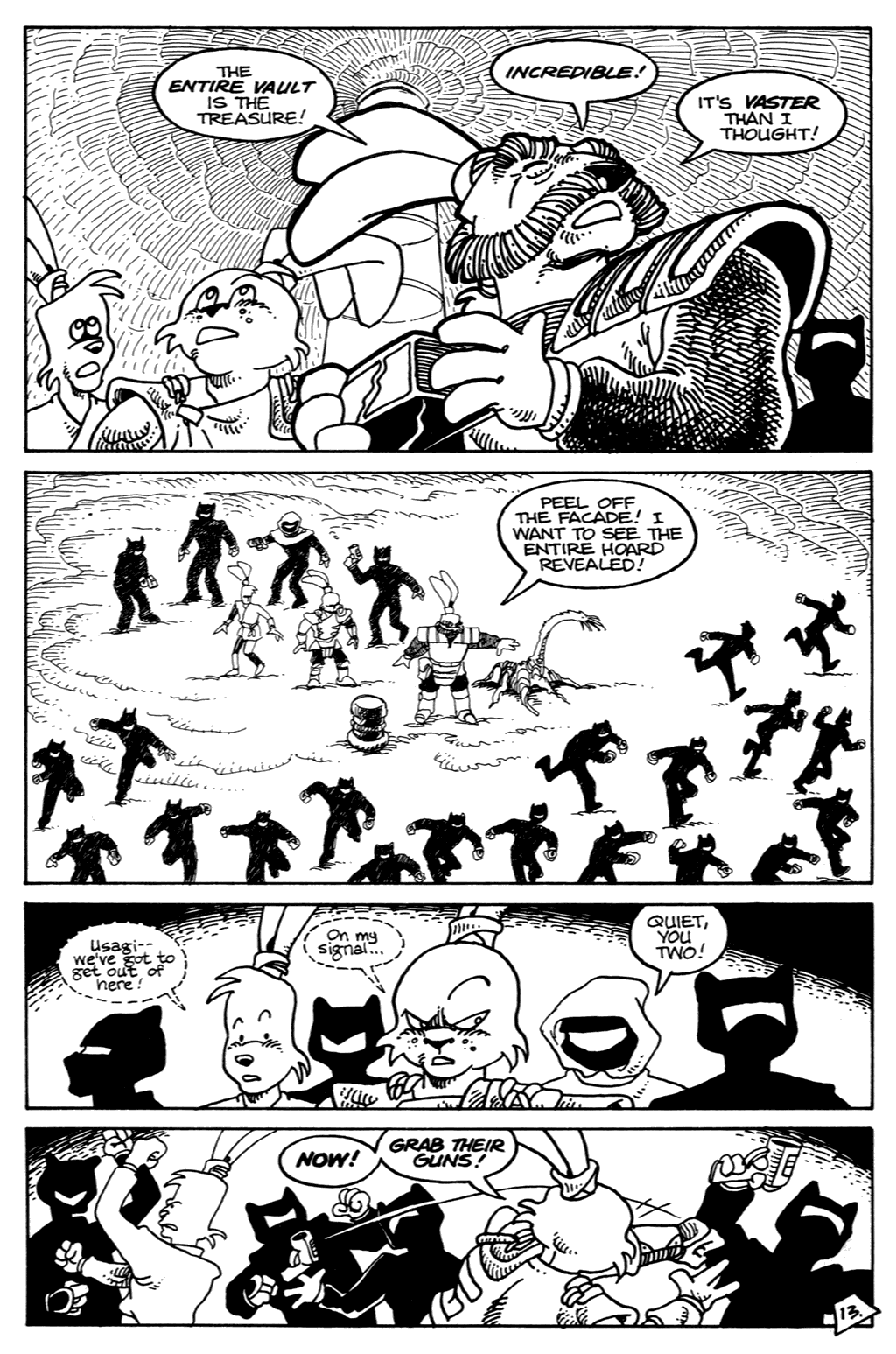 Read online Space Usagi comic -  Issue #3 - 15
