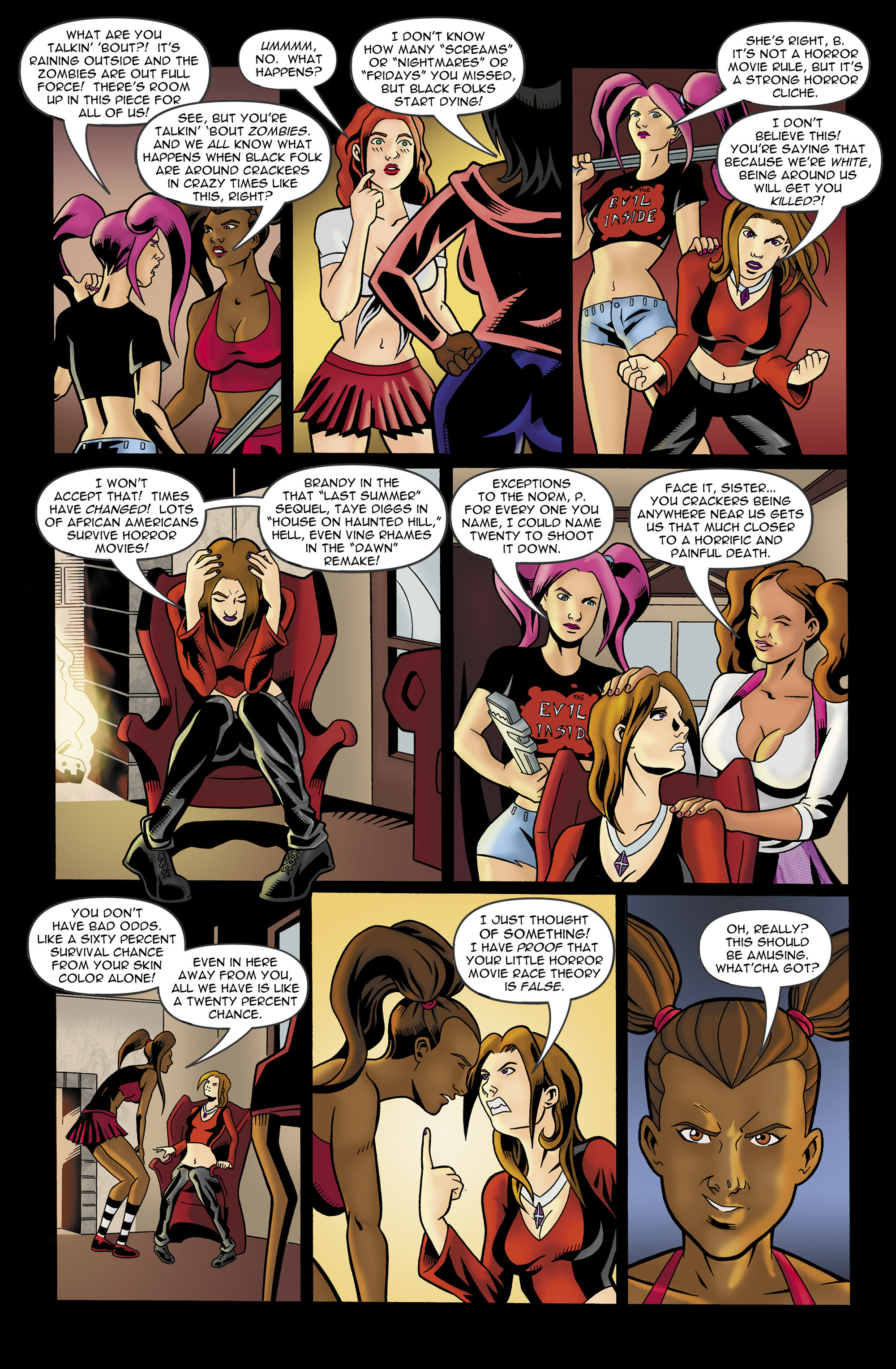 Read online Chaos Campus: Sorority Girls Vs. Zombies comic -  Issue #5 - 6