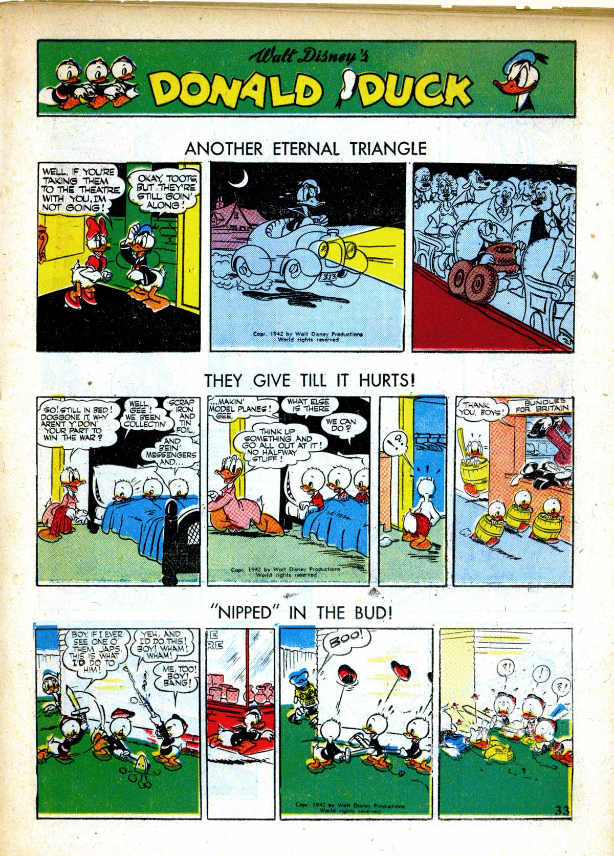 Read online Walt Disney's Comics and Stories comic -  Issue #32 - 35