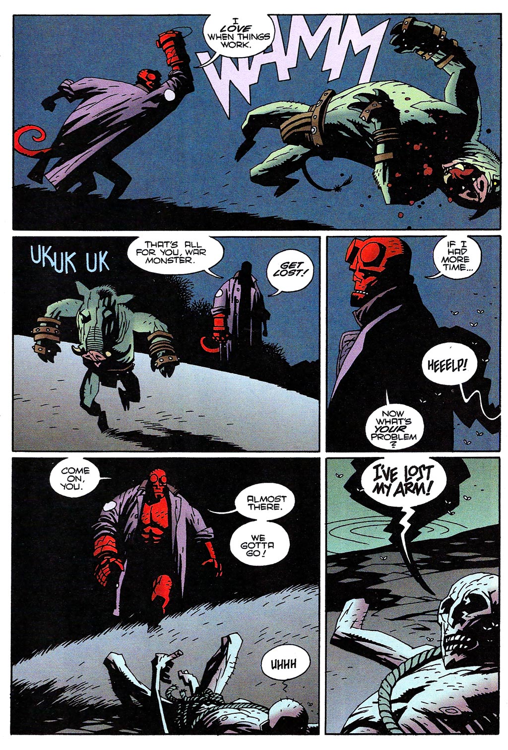 Read online Hellboy: The Corpse and the Iron Shoes comic -  Issue # Full - 23