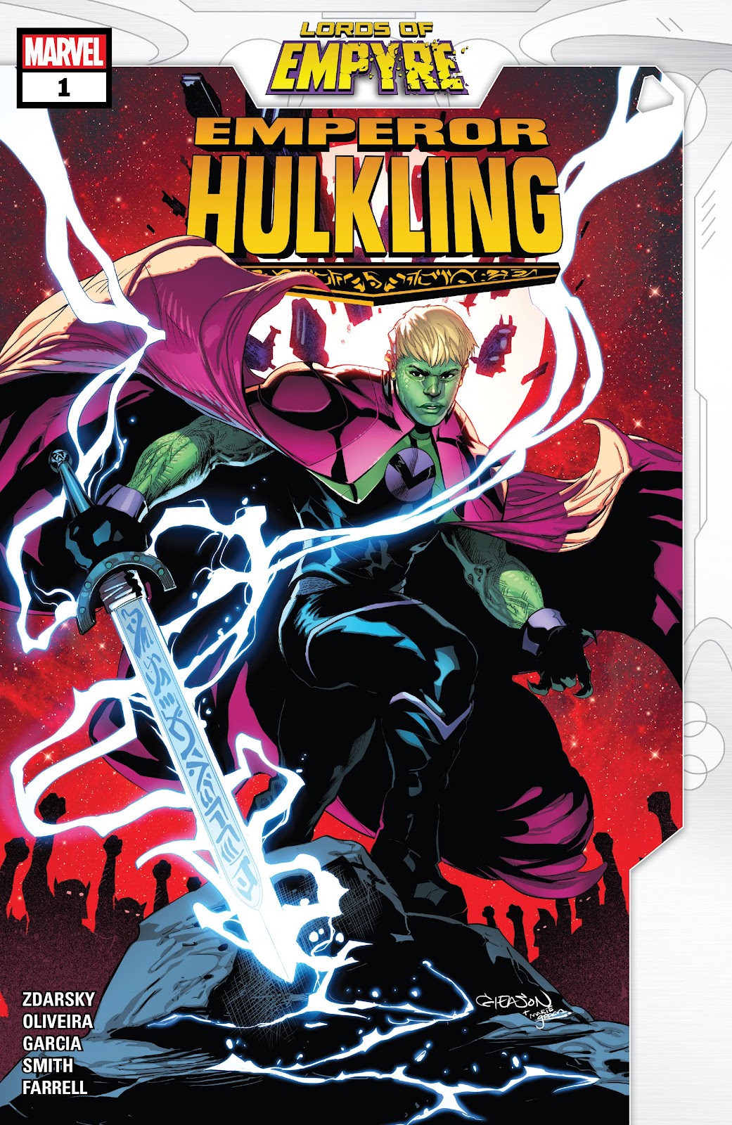 <{ $series->title }} issue Emperor Hulkling - Page 1