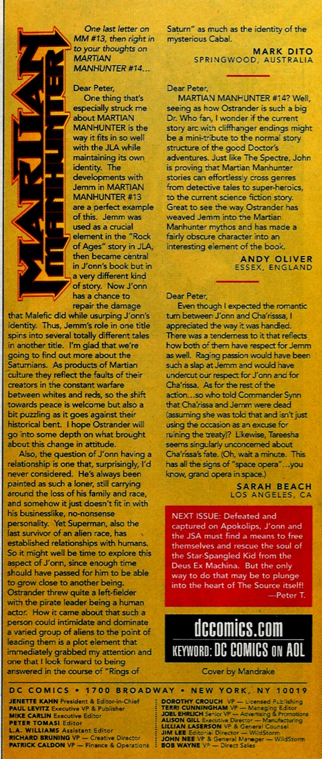 Martian Manhunter (1998) Issue #18 #21 - English 24