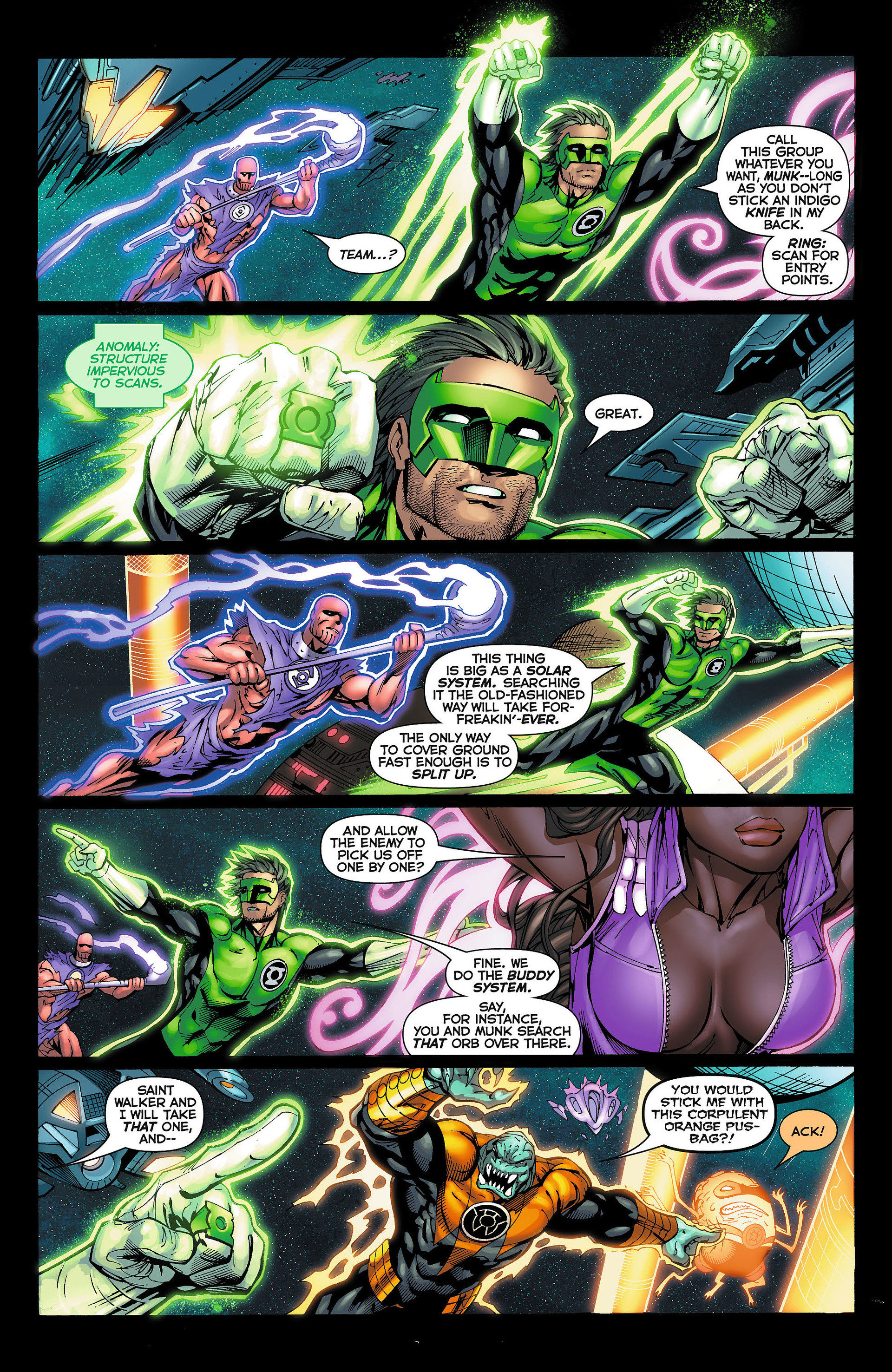 Read online Green Lantern: New Guardians comic -  Issue #5 - 6