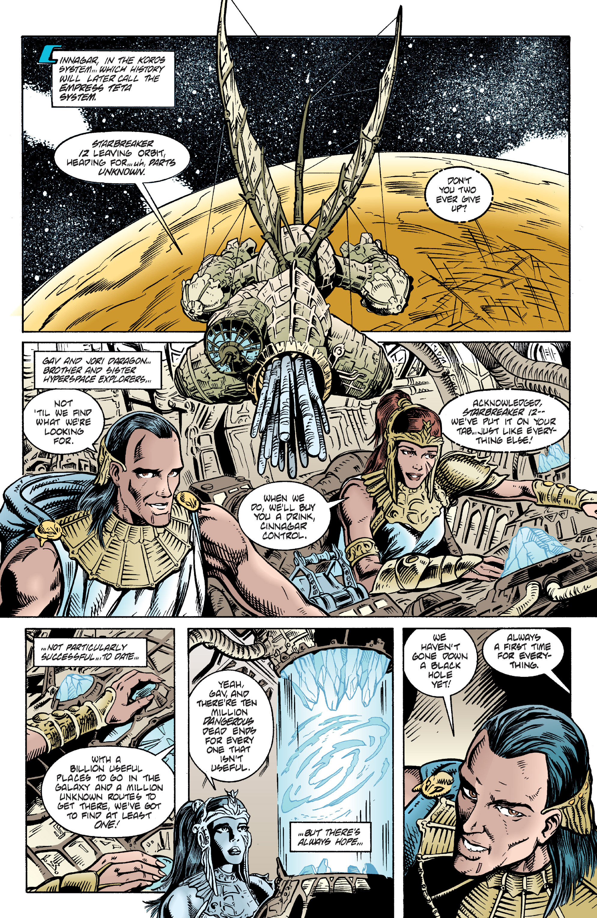 Read online Star Wars: Tales of the Jedi - The Golden Age of the Sith comic -  Issue #1 - 4