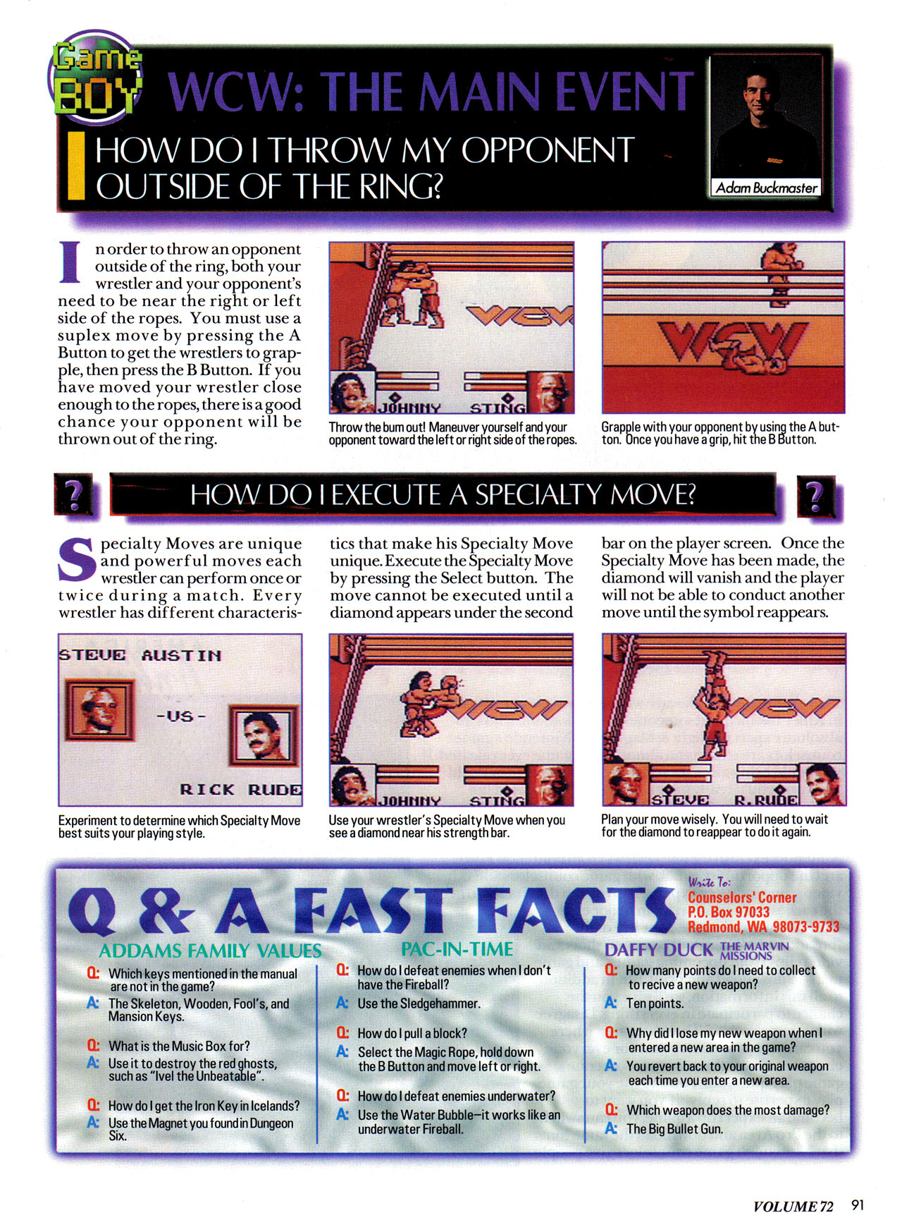 Read online Nintendo Power comic -  Issue #72 - 98
