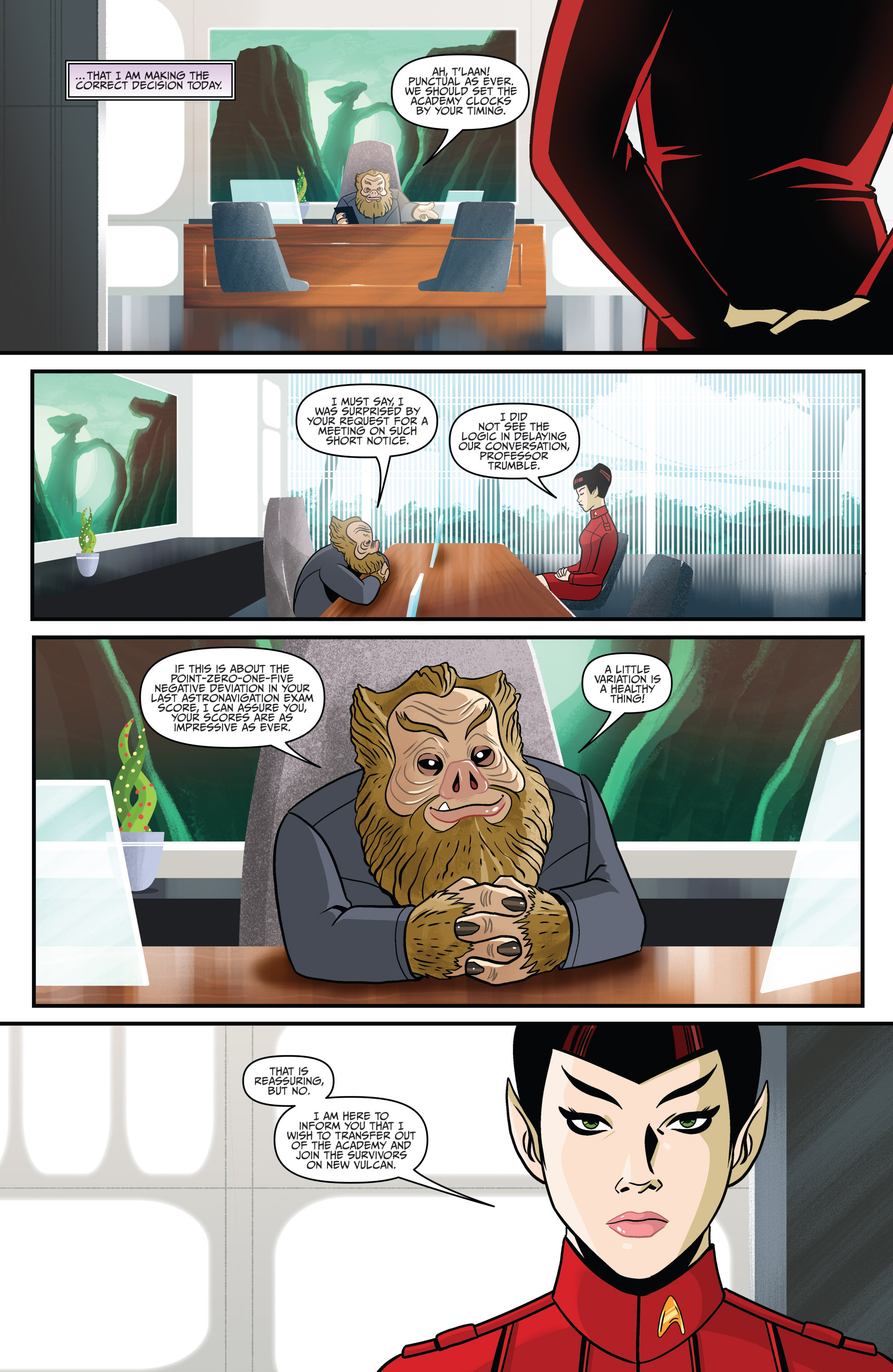 Read online Star Trek: Starfleet Academy (2015) comic -  Issue #1 - 9