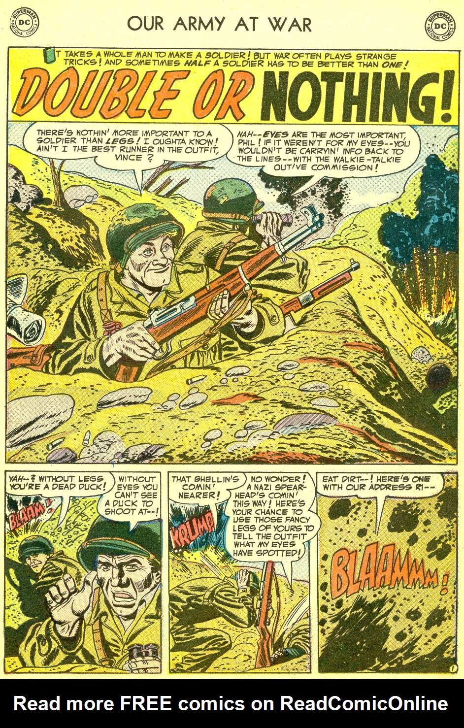 Read online Our Army at War (1952) comic -  Issue #14 - 11