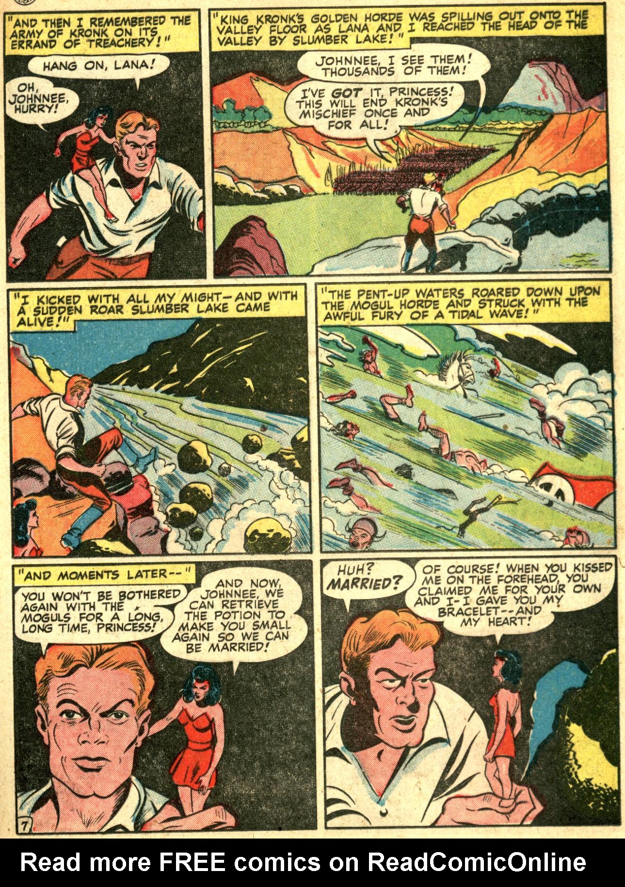 Read online Comic Cavalcade comic -  Issue #27 - 25