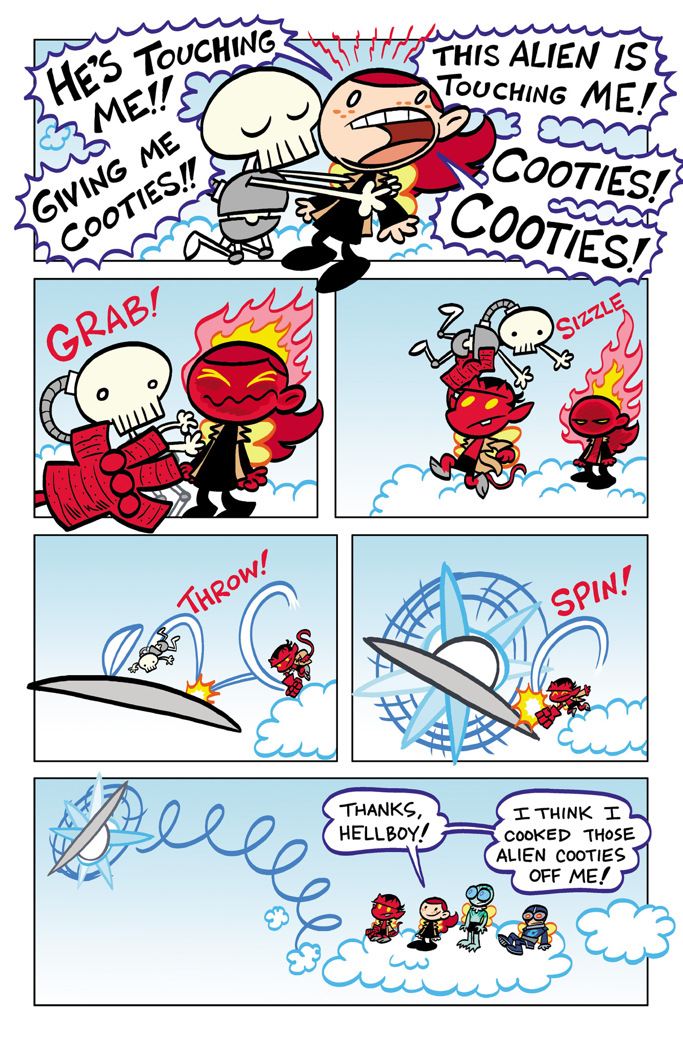 Read online Itty Bitty Hellboy comic -  Issue #4 - 14