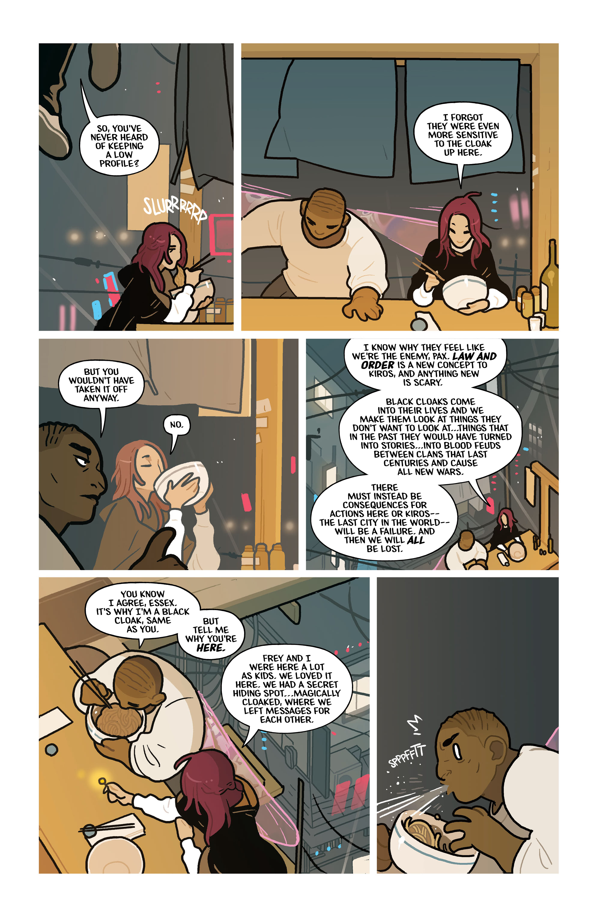Read online Black Cloak comic -  Issue #3 - 5