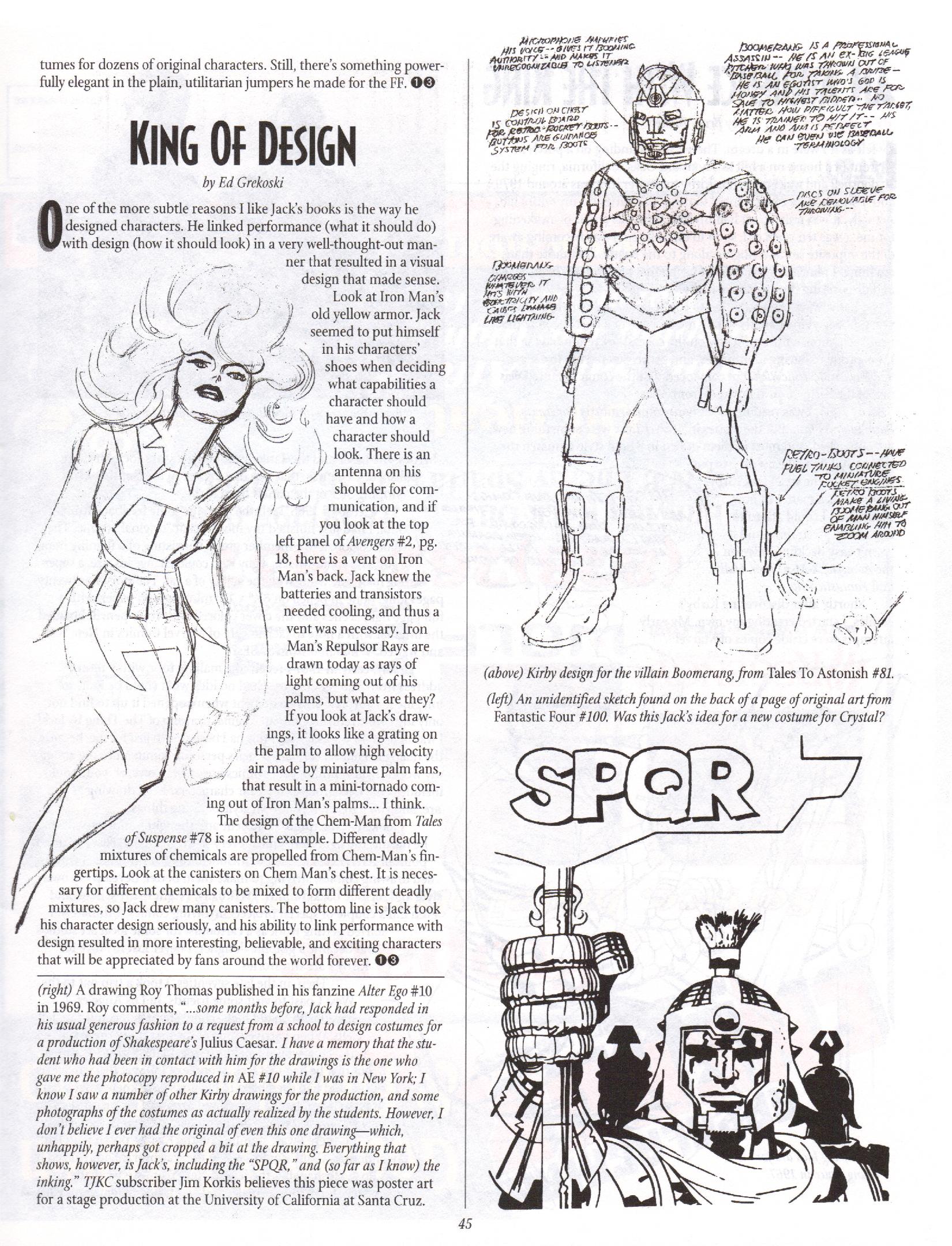 Read online The Jack Kirby Collector comic -  Issue #13 - 45