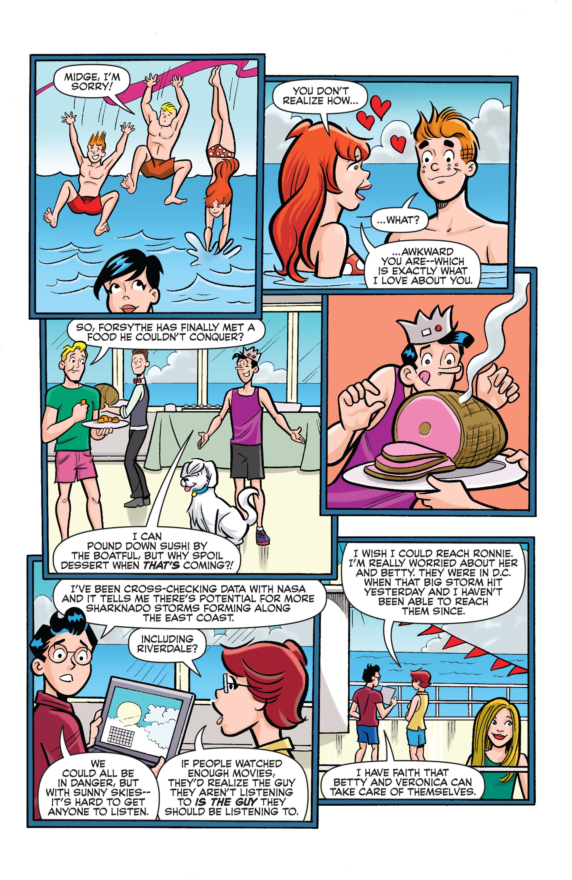 Read online Archie vs. Sharknado comic -  Issue #Archie vs. Sharknado Full - 15