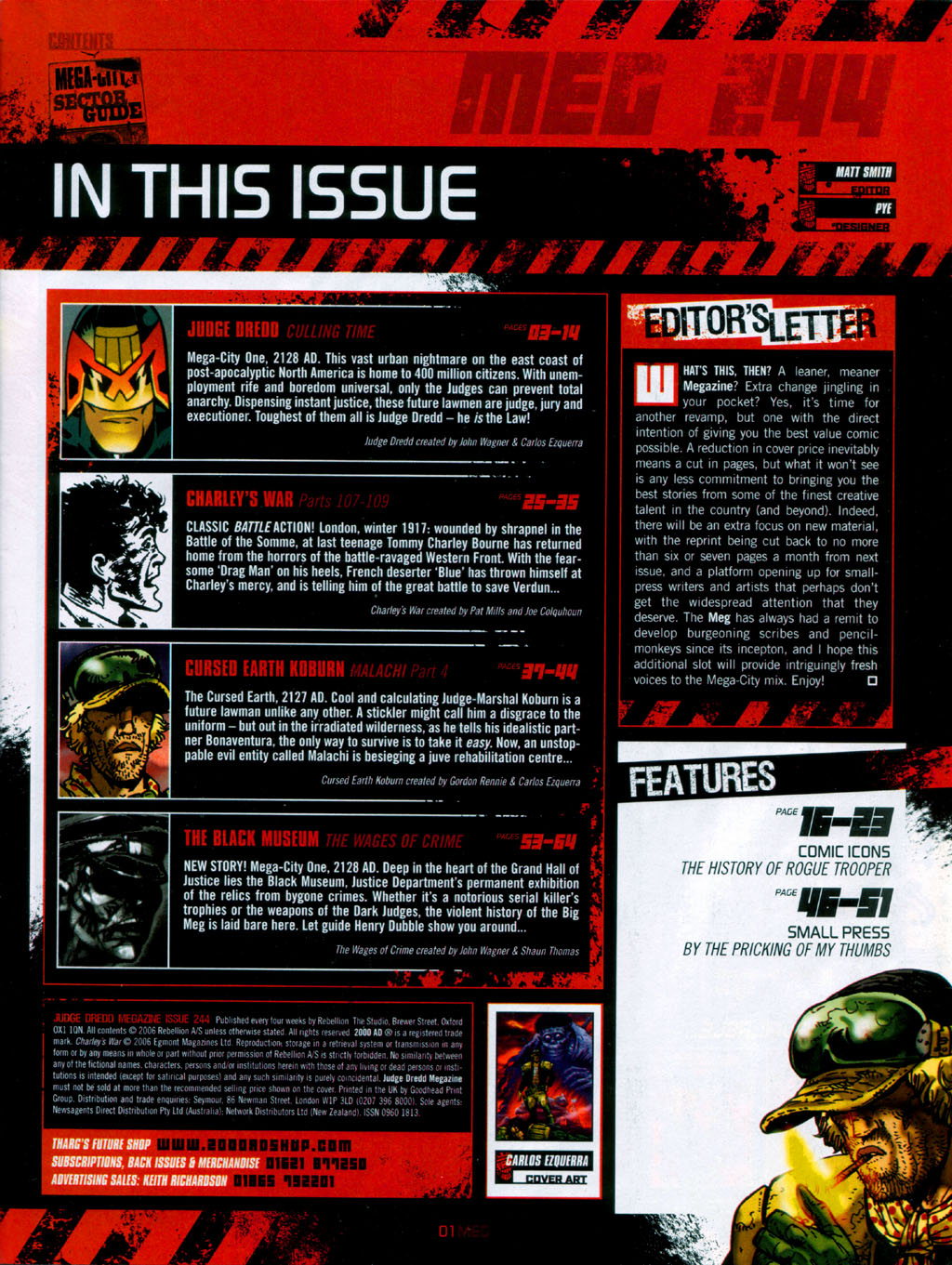 Read online Judge Dredd Megazine (Vol. 5) comic -  Issue #244 - 3