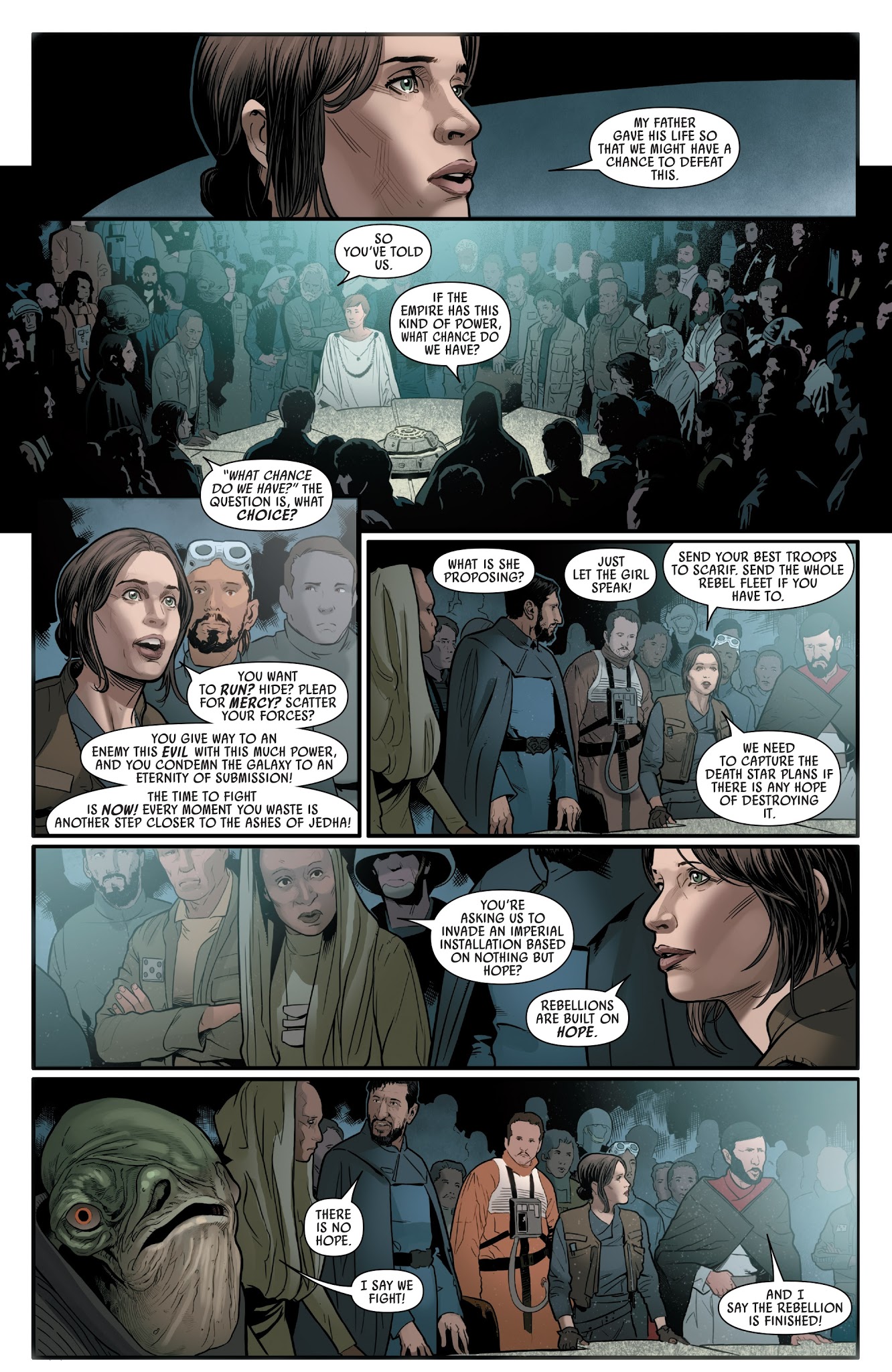 Read online Star Wars: Rogue One Adaptation comic -  Issue #4 - 16
