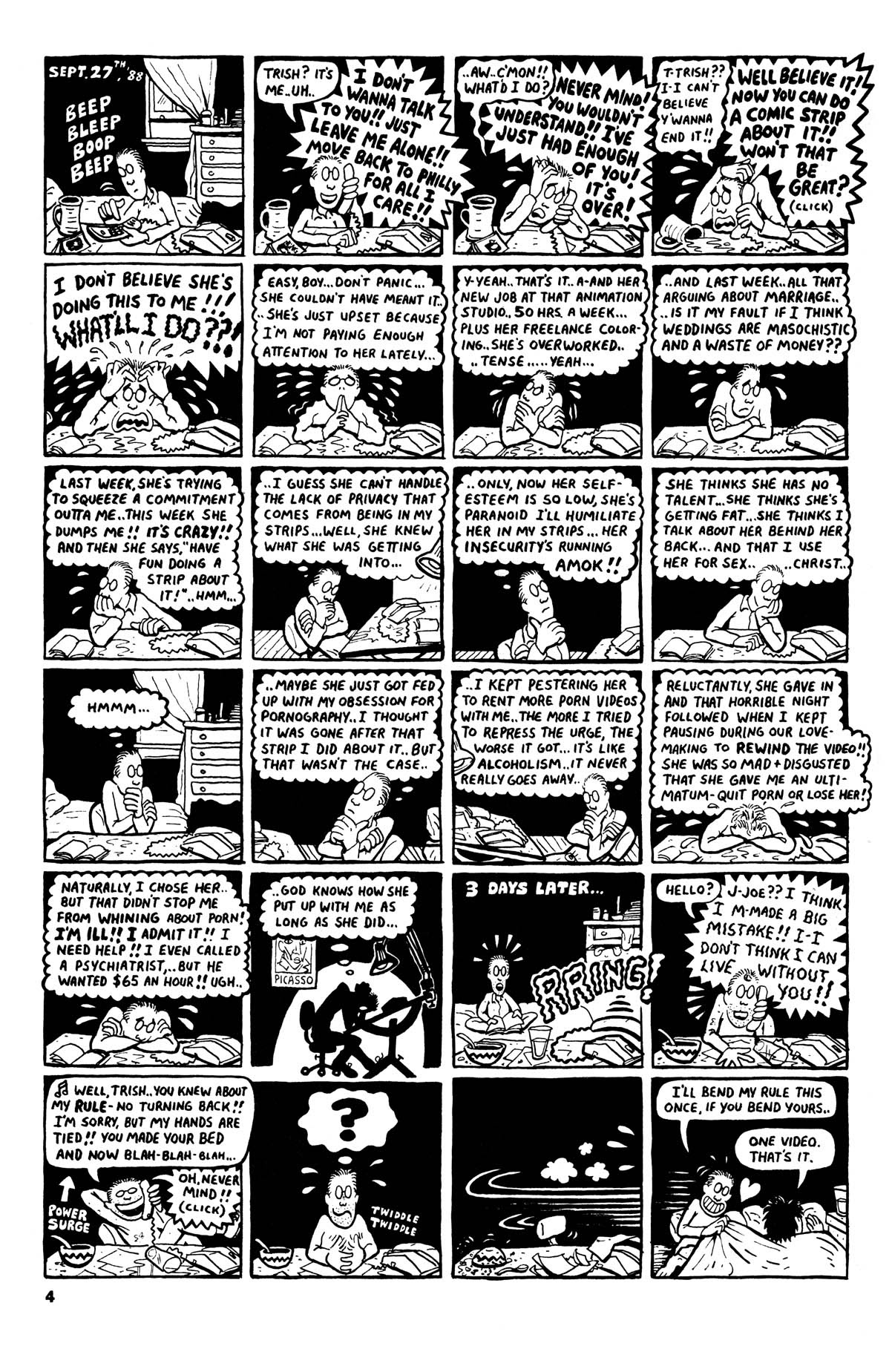 Read online Peepshow: The Cartoon Diary of Joe Matt comic -  Issue # Full - 24