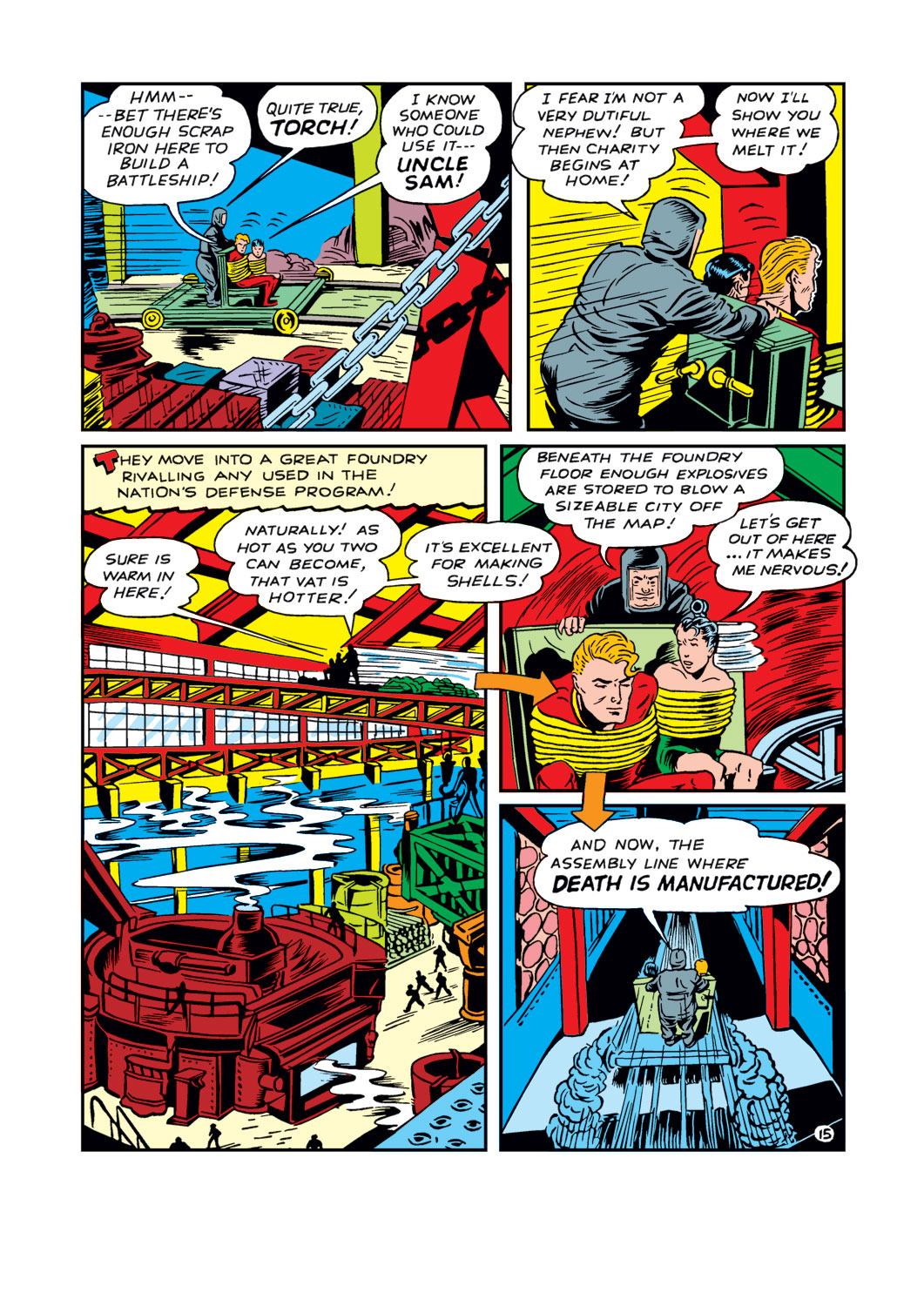 Read online The Human Torch (1940) comic -  Issue #6 - 17