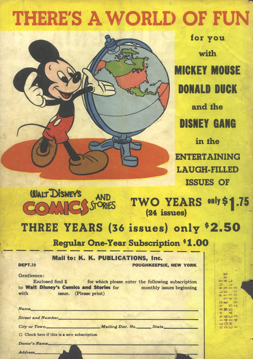 Read online Walt Disney's Comics and Stories comic -  Issue #49 - 52