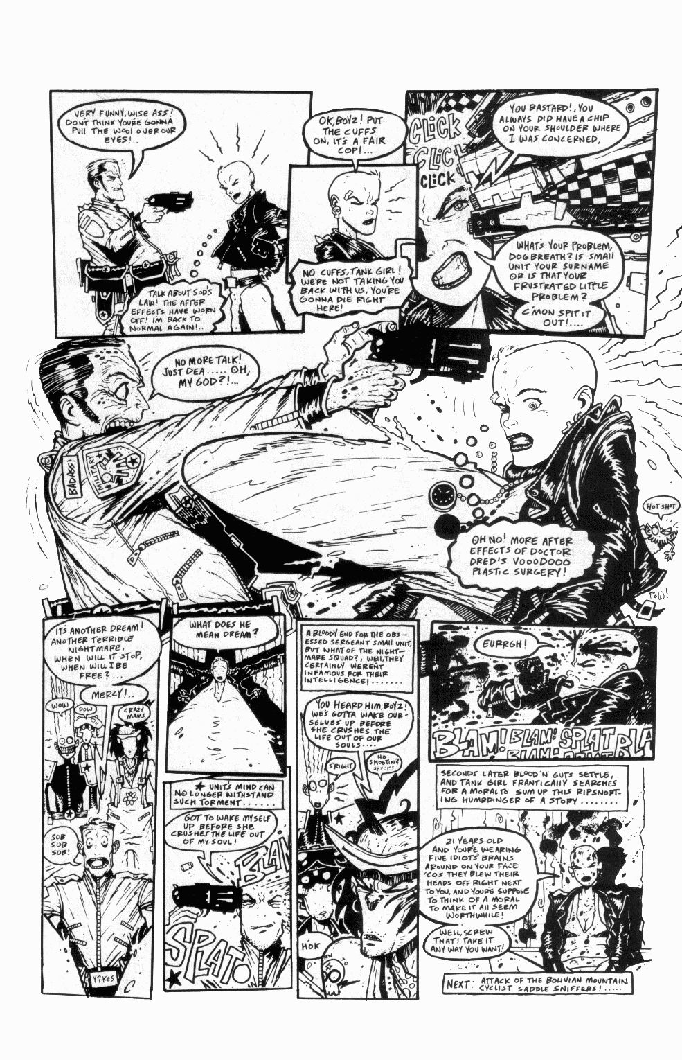 Read online Tank Girl (1991) comic -  Issue #1 - 34