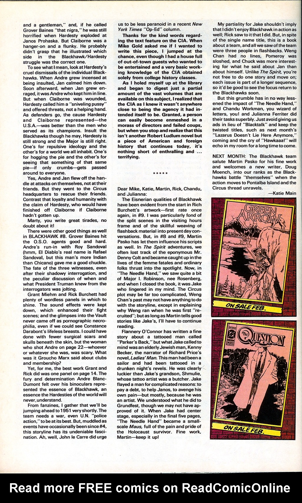 Read online Blackhawk (1989) comic -  Issue #11 - 32