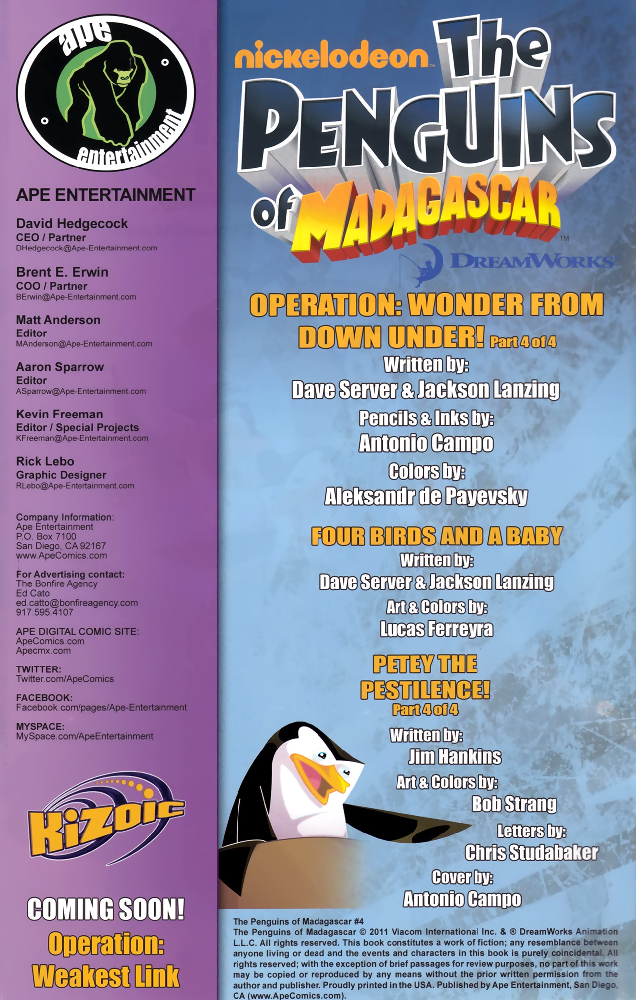 Read online Penguins of Madagascar comic -  Issue #4 - 2