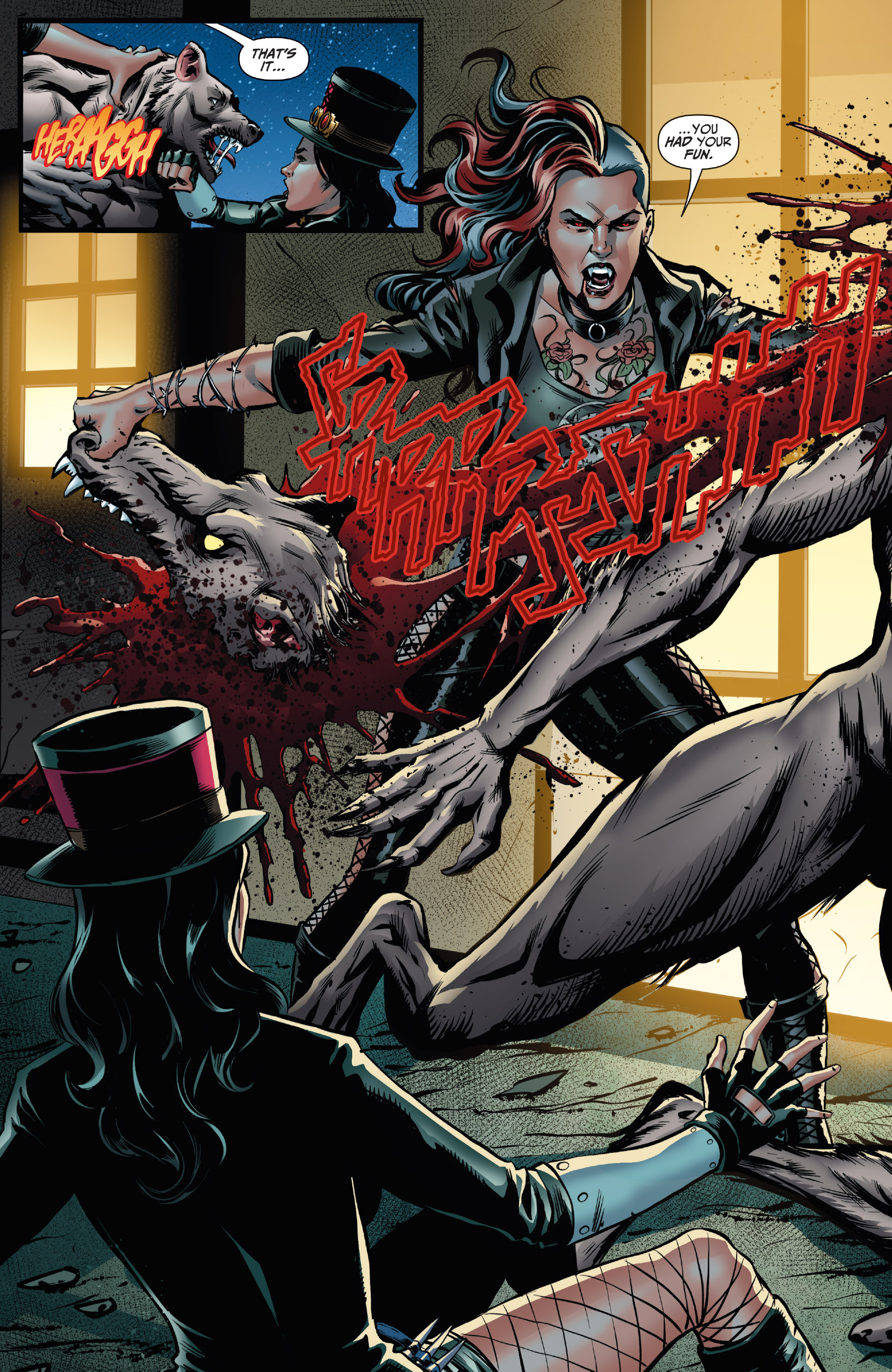 Read online Van Helsing vs The League of Monsters comic -  Issue #4 - 5