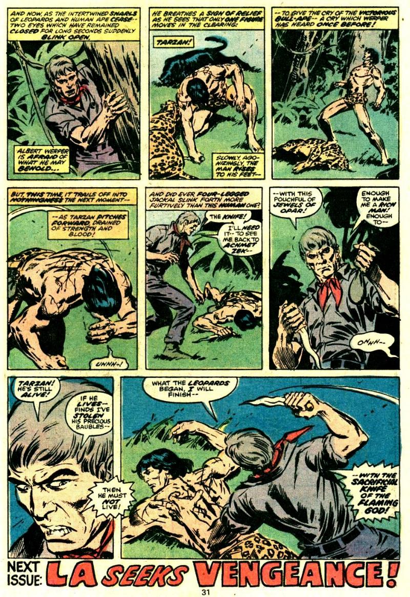 Read online Tarzan (1977) comic -  Issue #4 - 17