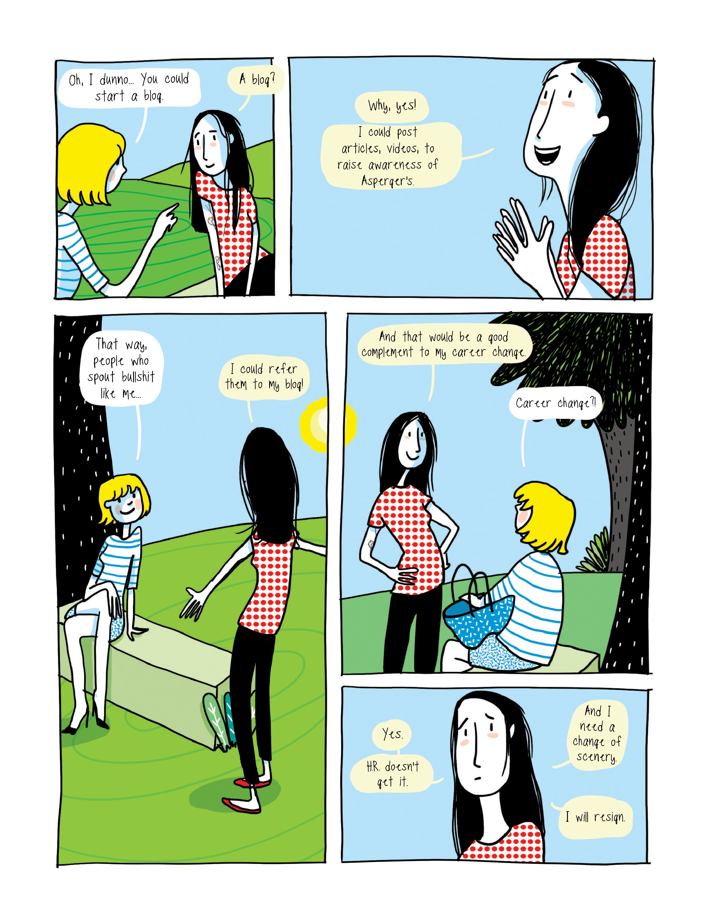 Read online Invisible Differences: A Story of Asperger's, Adulting, and Living A Life In Full Color comic -  Issue # TPB (Part 2) - 60