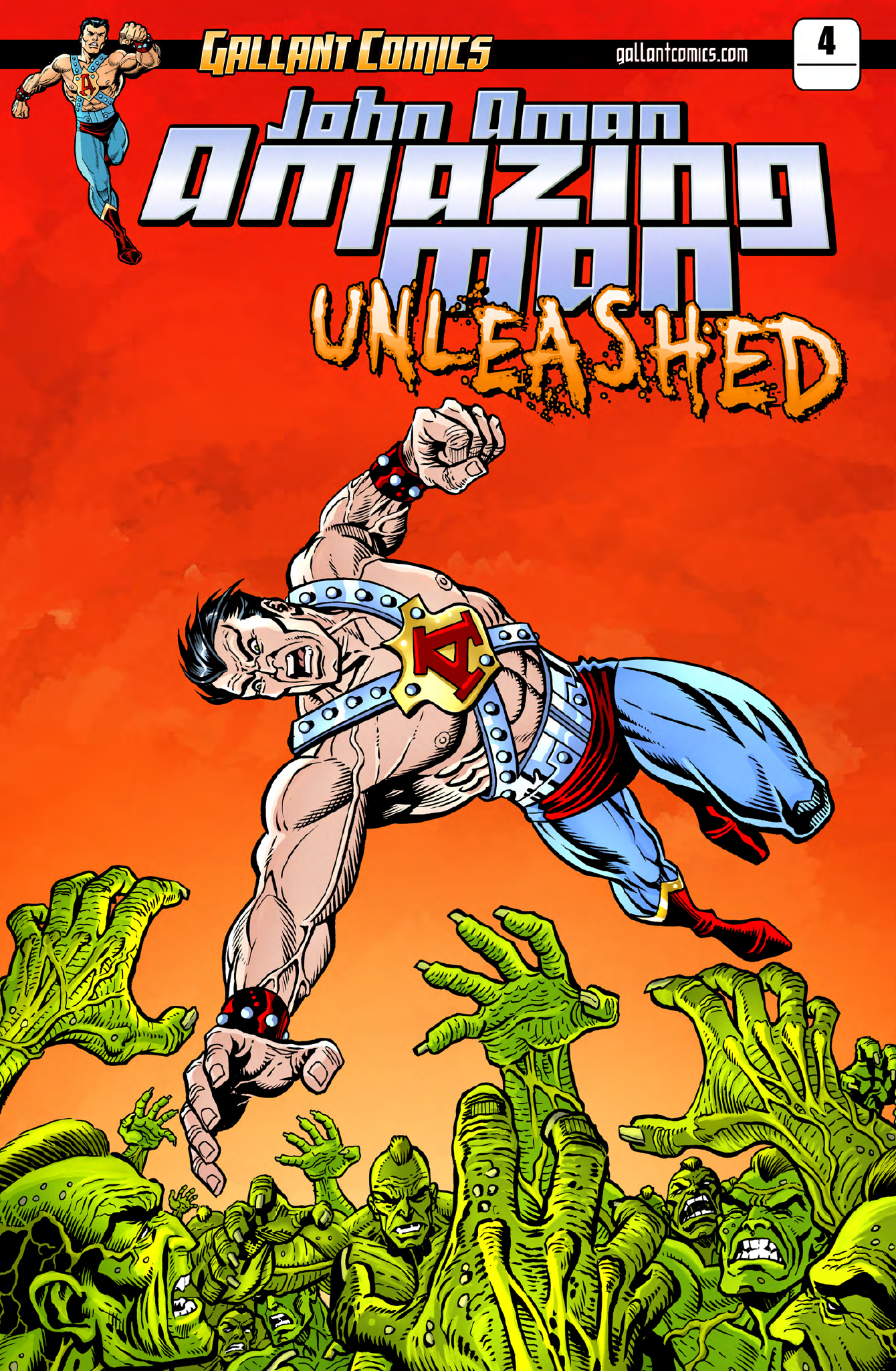 Read online John Aman Amazing Man comic -  Issue #4 - 1