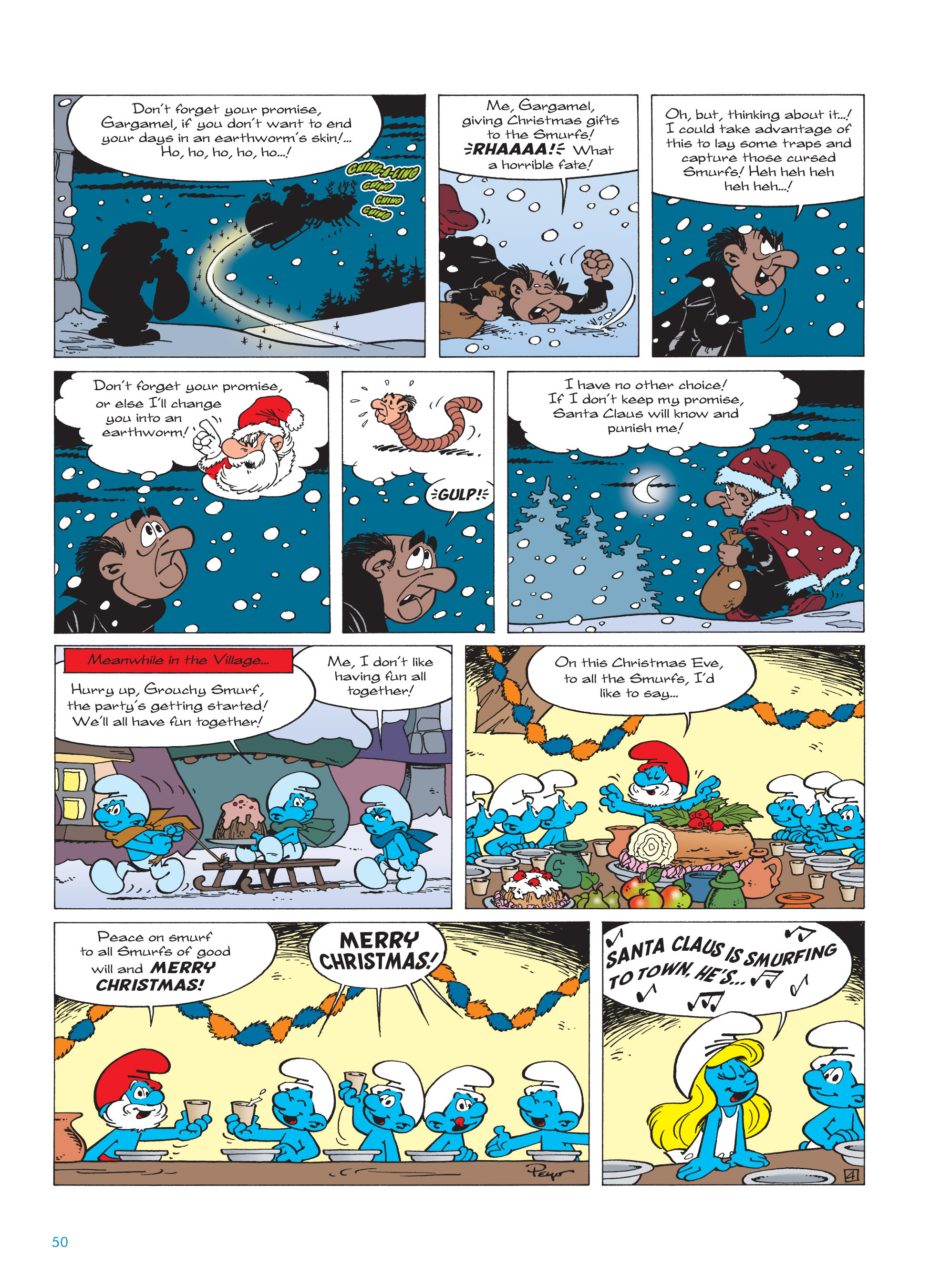 Read online The Smurfs Christmas comic -  Issue # Full - 50