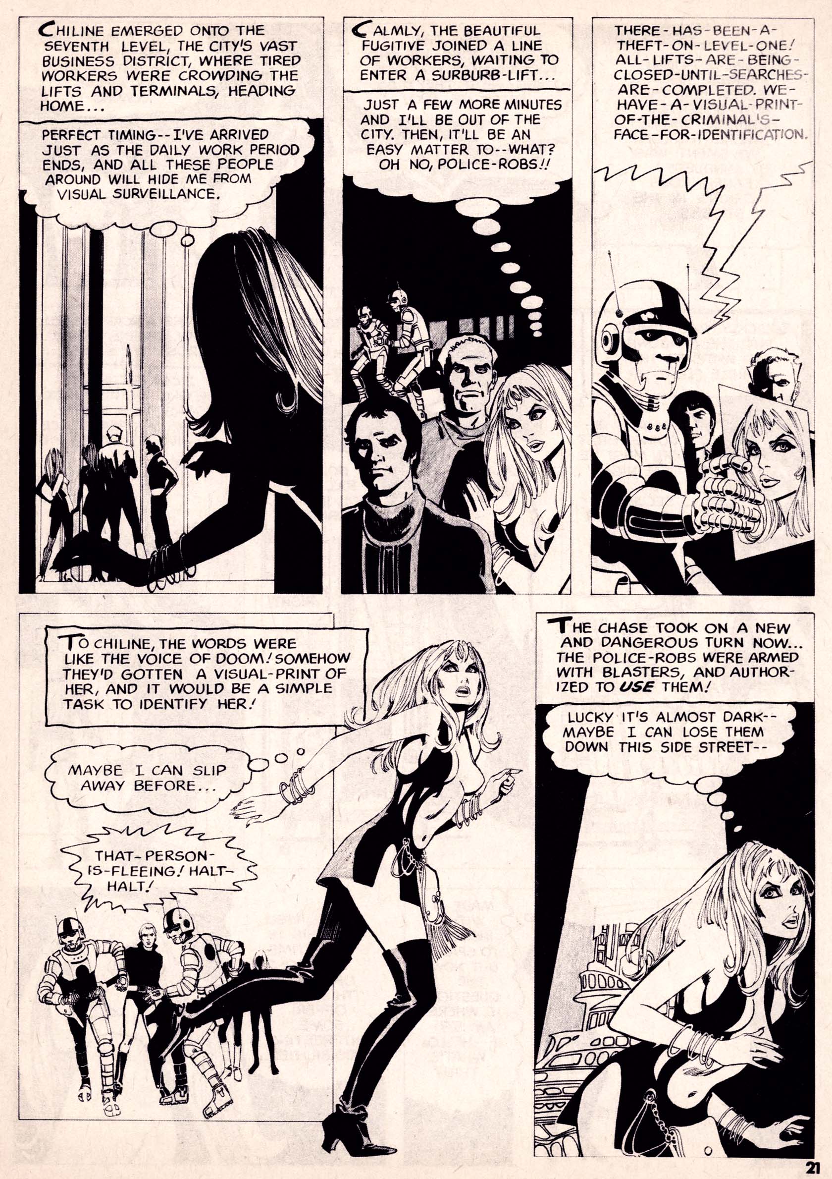 Read online Vampirella (1969) comic -  Issue #11 - 21