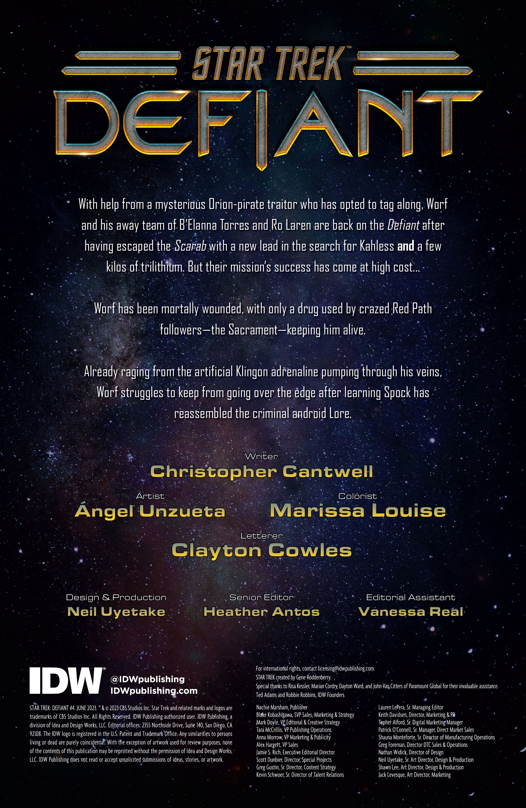 Read online Star Trek: Defiant comic -  Issue #4 - 2